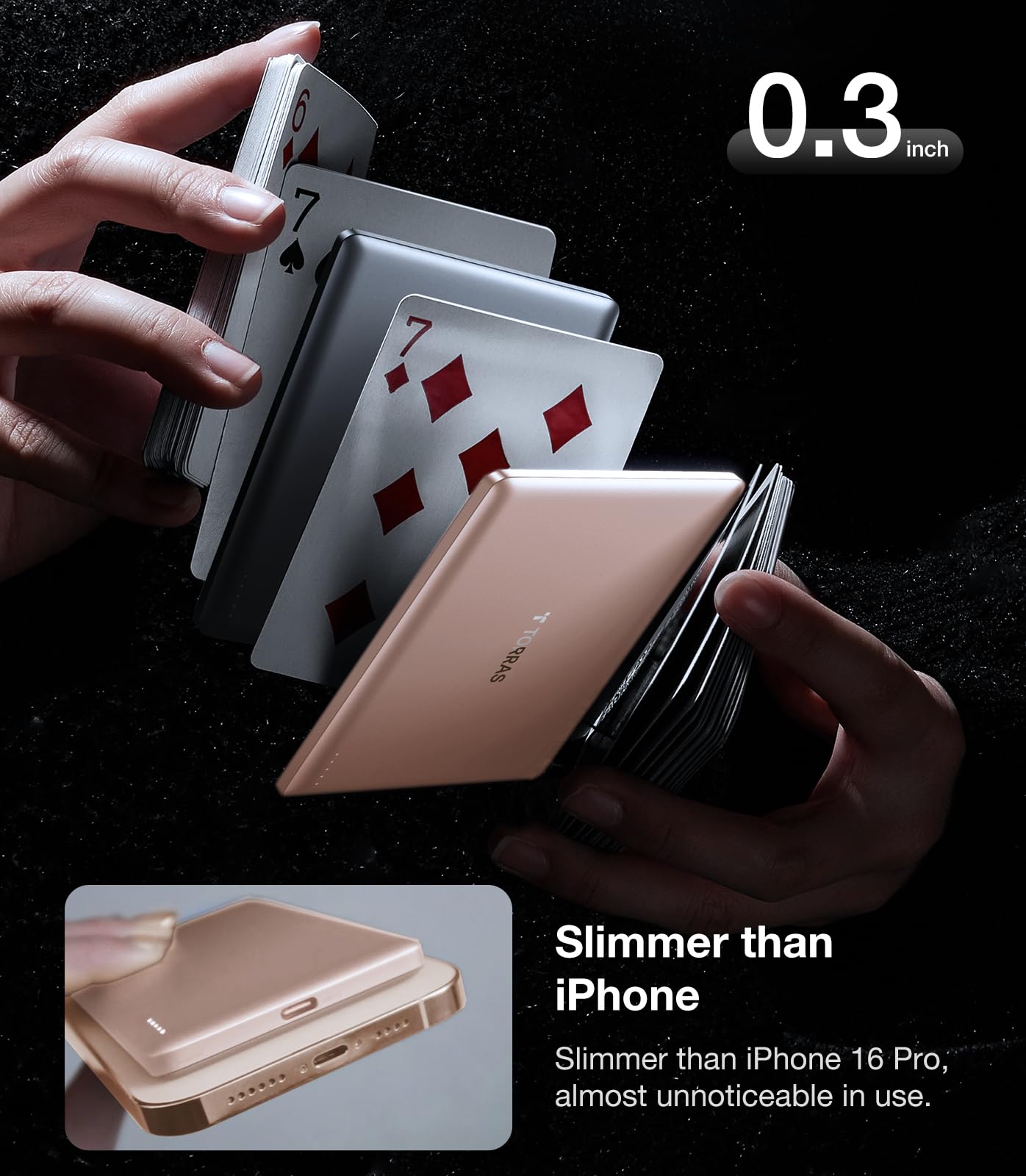 Foto 4 pulgar | Cargador Inalámbrico Power Bank Torras Minimag De 5000 Mah Para Iphone - Venta Internacional.