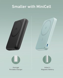 Foto 7 | Cargador Portátil Anker 622 Con Batería Magnética De 5000 Mah, Color Verde - Venta Internacional.