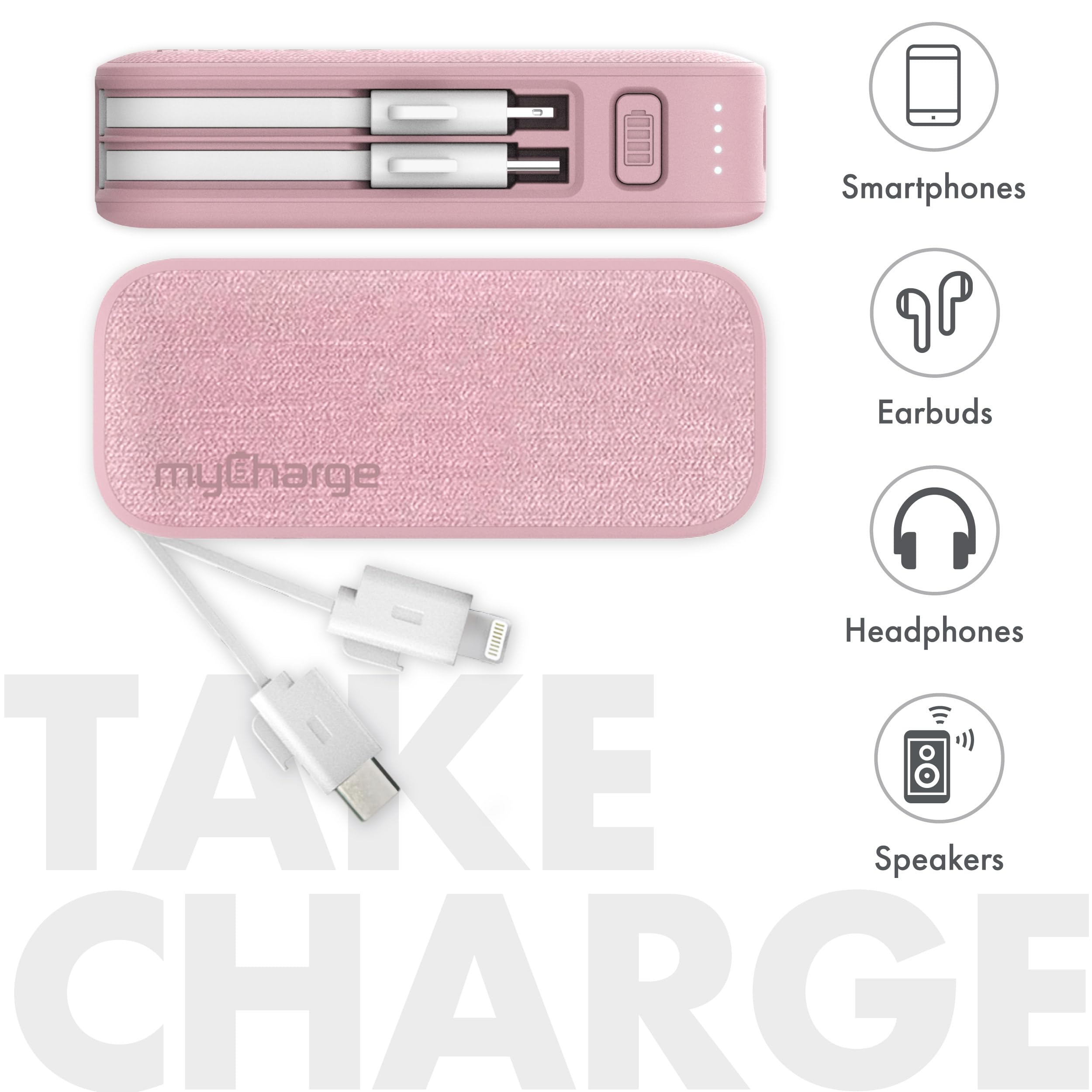 Foto 4 pulgar | Cargador Portátil Mycharge Powerhub Mini 3000mah Rosa - Venta Internacional.