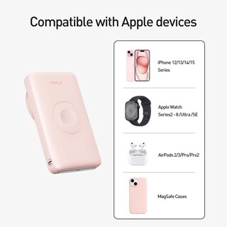 Foto 4 | Power Bank Iwalk Mag-x Magnético Inalámbrico De 10000 Mah Con Cargador Iwatch - Venta Internacional.