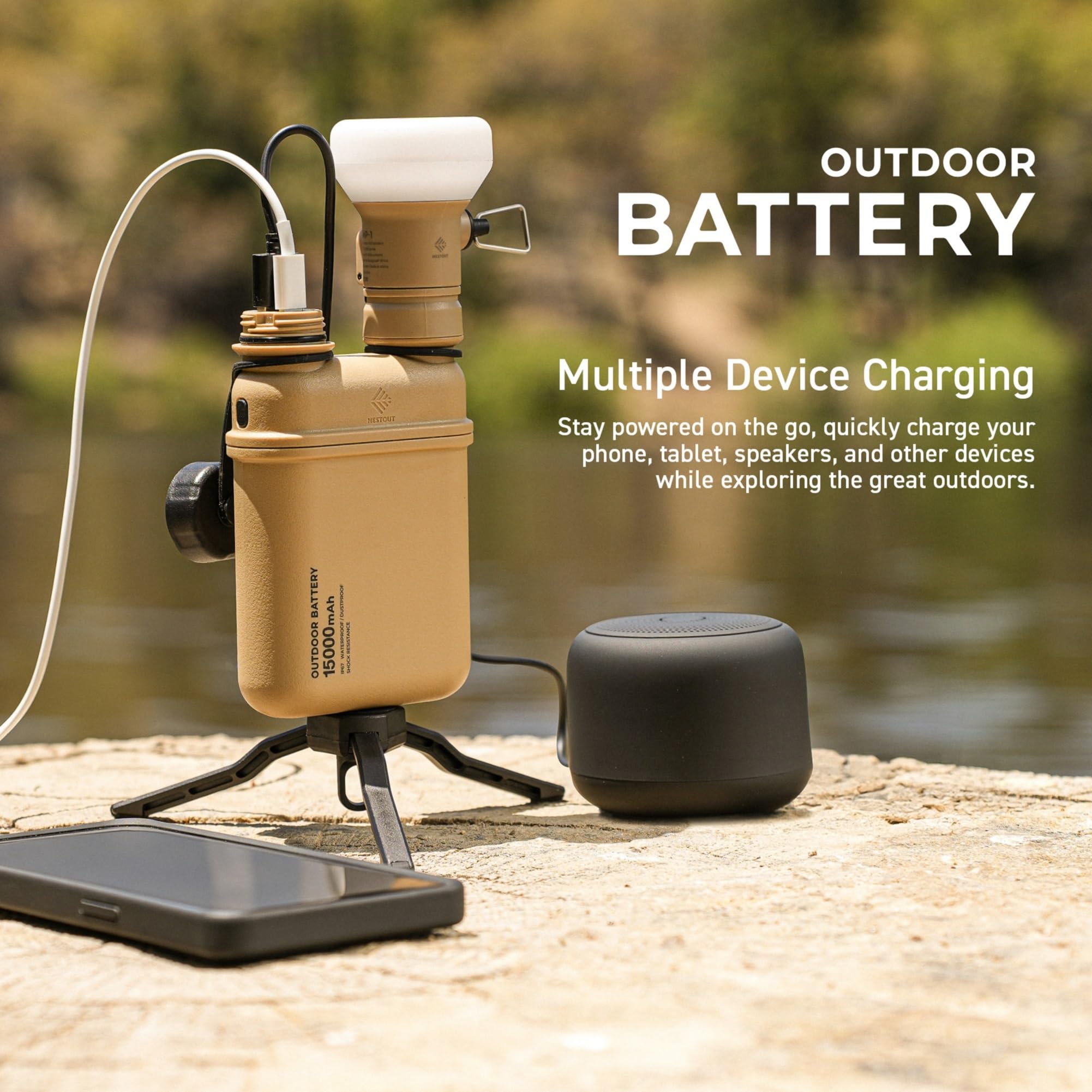Foto 3 pulgar | Batería Externa Elecom Nestout Rugged De 15000 Mah Con Usb-c Pd De 32 W - Venta Internacional.