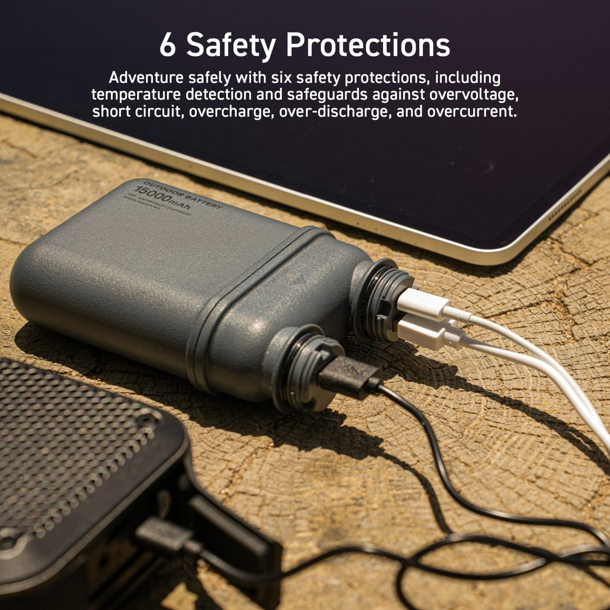 Foto 8 pulgar | Batería Externa Elecom Nestout Rugged De 15000 Mah Con Usb-c Pd De 32 W - Venta Internacional.