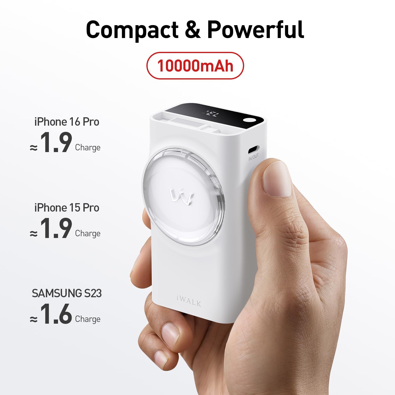 Foto 5 pulgar | Cargador Portátil Iwalk Linkpod Reel De 10000 Mah 30 W Con 3 Salidas - Venta Internacional.