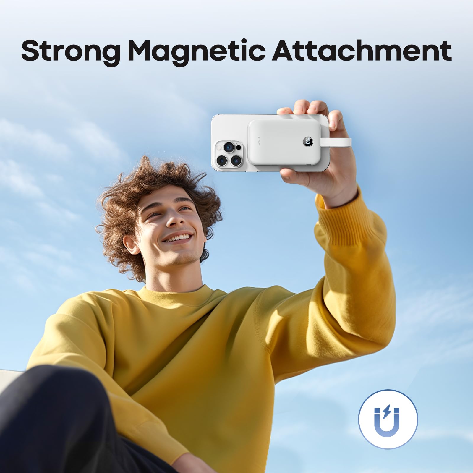 Foto 8 pulgar | Cargador Portátil Iwalk Magnetic De 10000 Mah, Banco De Energía Inalámbrico - Venta Internacional.