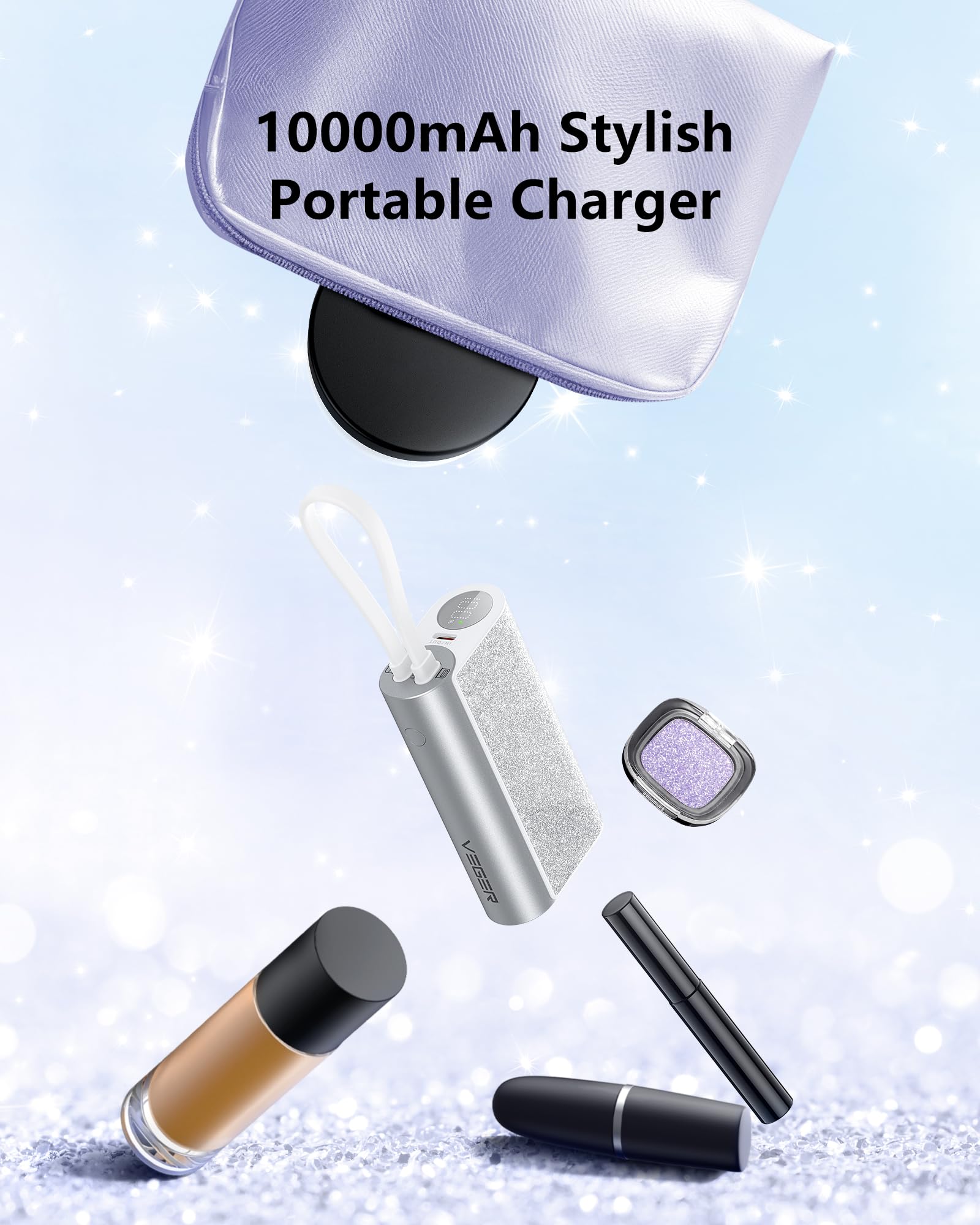 Foto 3 pulgar | Cargador Portátil Compacto Power Bank Veger De 10000 Mah Y 20 W - Venta Internacional.