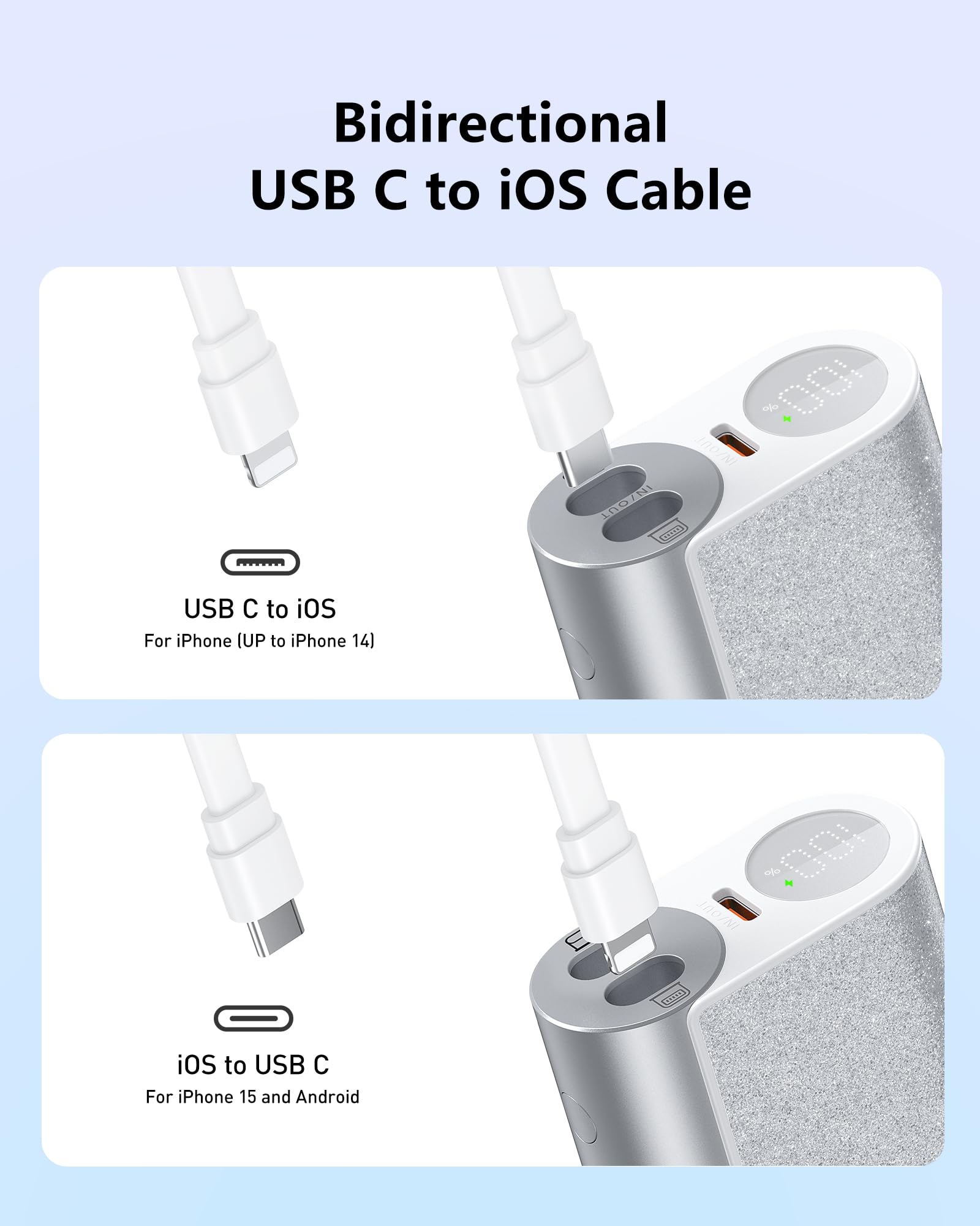 Foto 4 | Cargador Portátil Compacto Power Bank Veger De 10000 Mah Y 20 W - Venta Internacional.