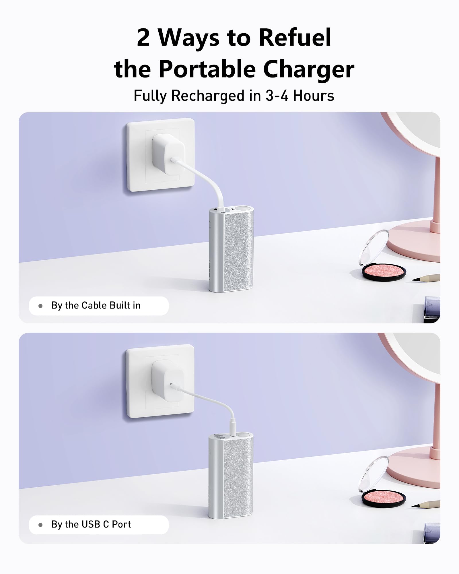 Foto 7 pulgar | Cargador Portátil Compacto Power Bank Veger De 10000 Mah Y 20 W - Venta Internacional.