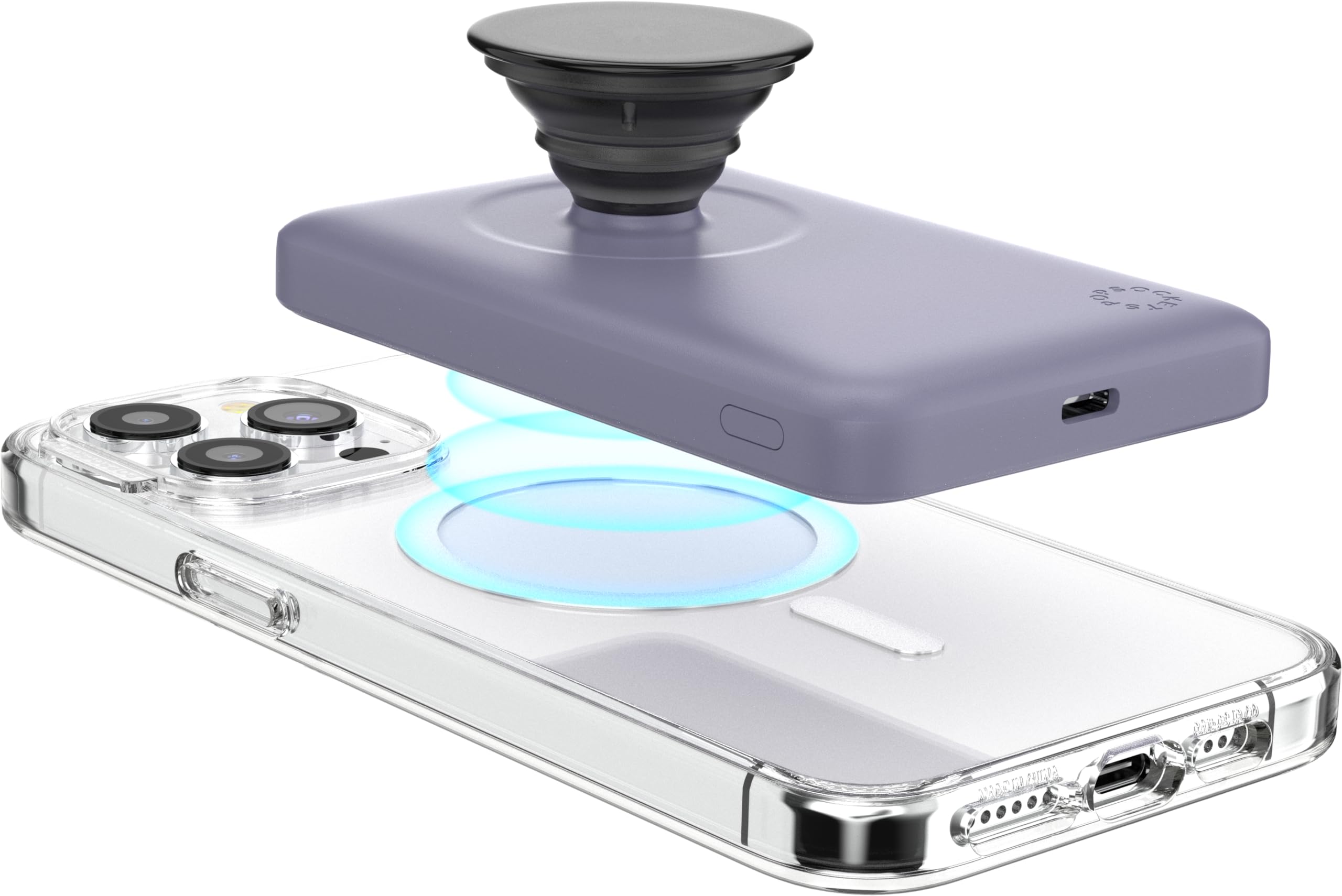 Foto 3 pulgar | Batería Externa Popsockets Powerpack Para Magsafe 5000 Mah - Venta Internacional.