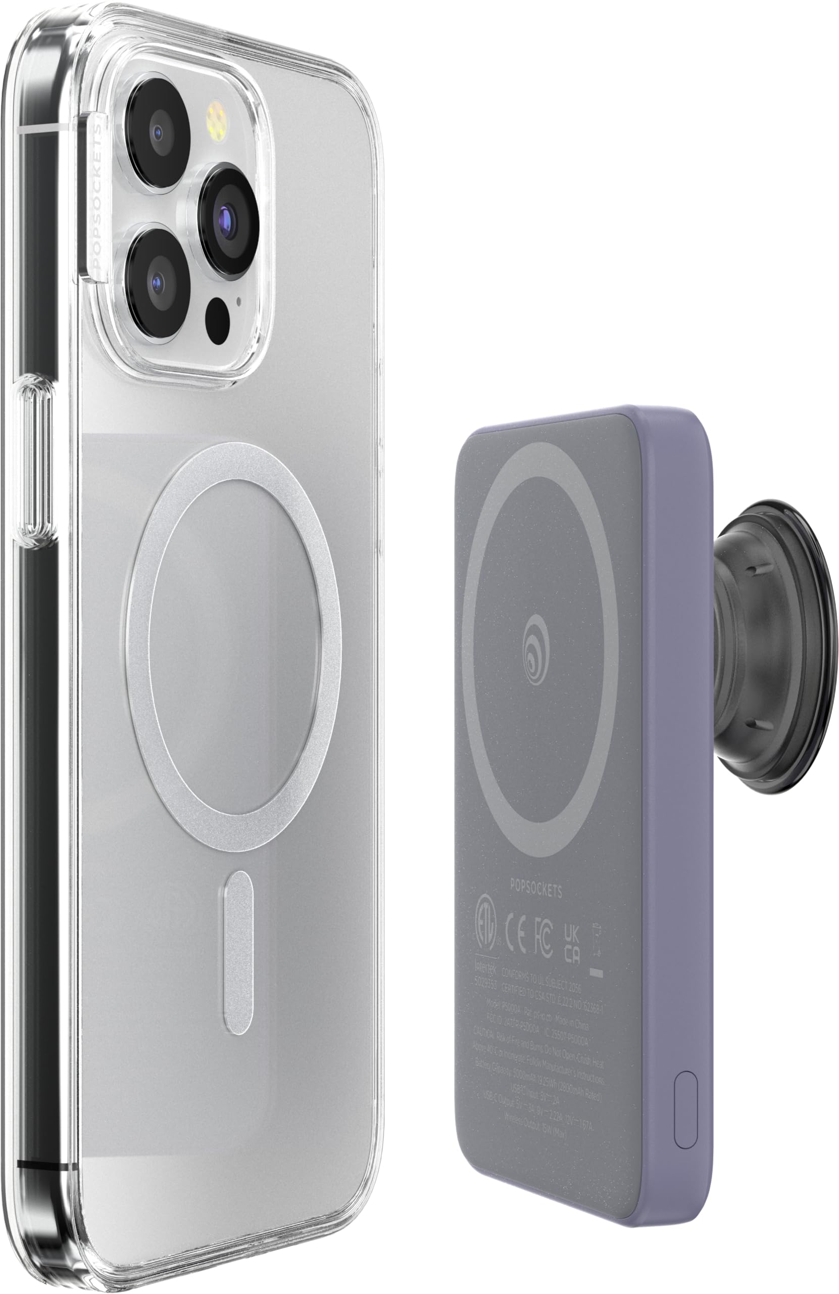 Foto 5 pulgar | Batería Externa Popsockets Powerpack Para Magsafe 5000 Mah - Venta Internacional.