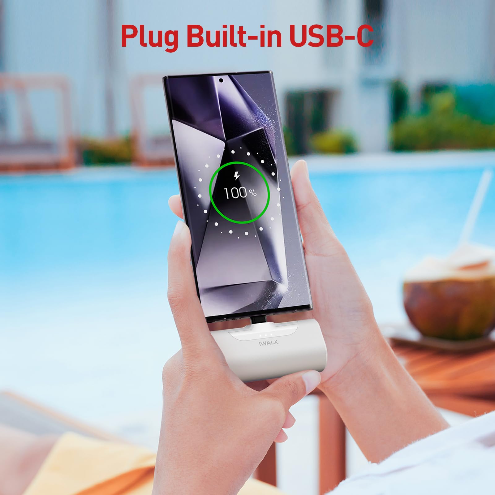 Foto 4 pulgar | Cargador Portátil Iwalk 4500mah Usb-c Para Iphone Y Android - Venta Internacional.