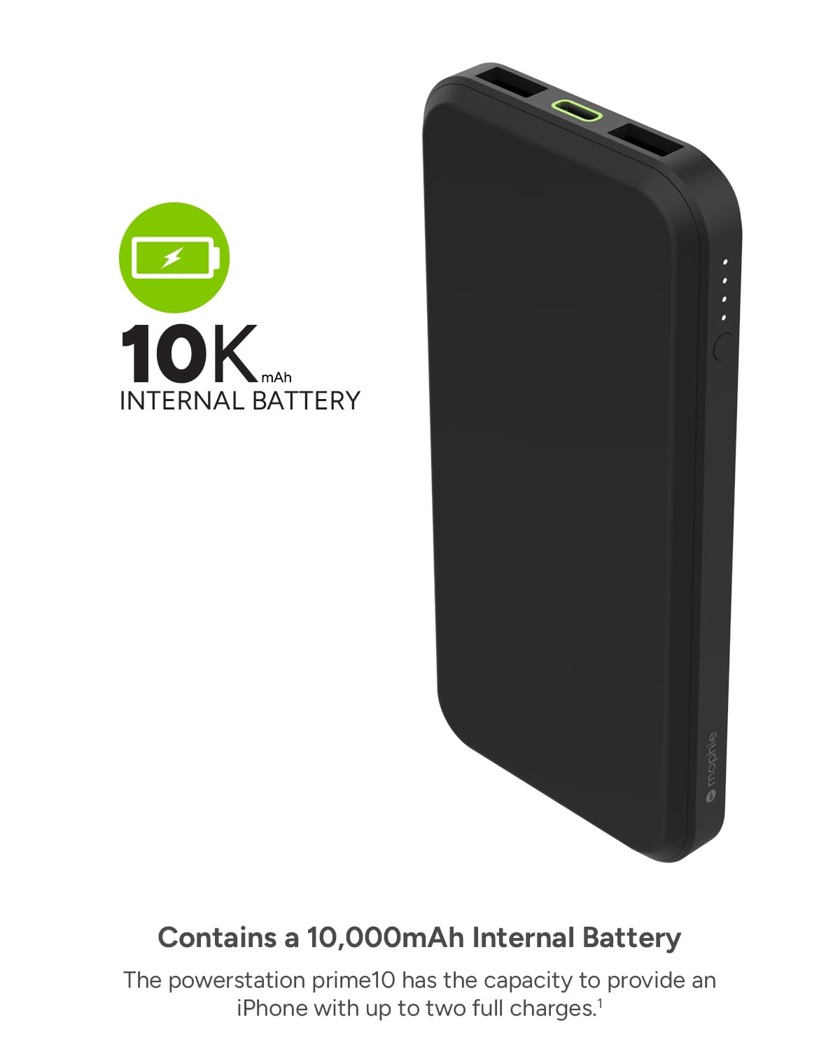 Foto 5 pulgar | Banco De Energía Portátil Mophie Powerstation Prime10 10,000 Mah - Venta Internacional.