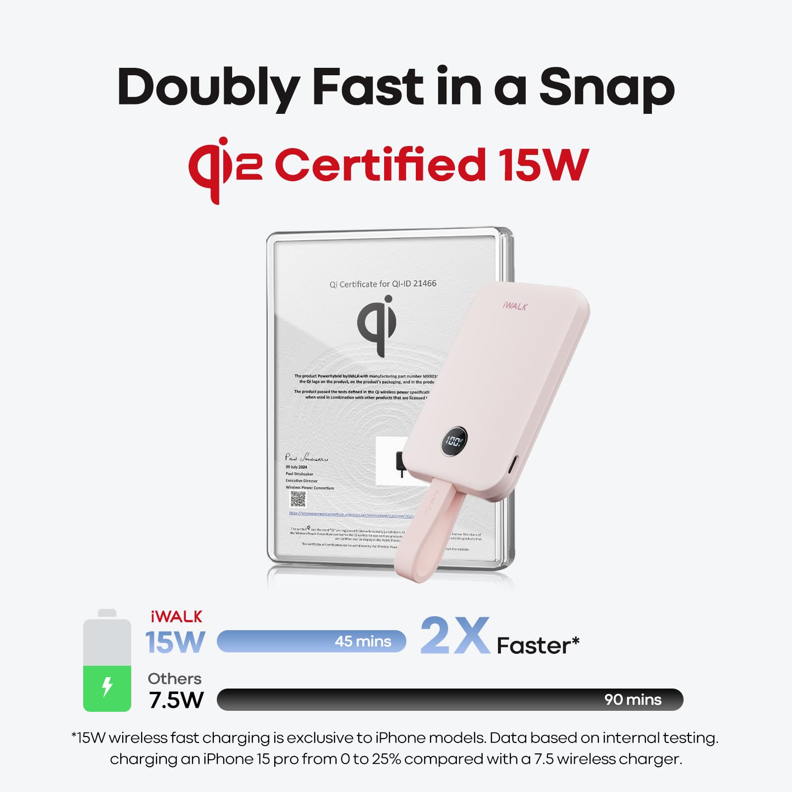 Foto 4 pulgar | Cargador Portátil Iwalk Magnetic De 10000 Mah, Banco De Energía Inalámbrico - Venta Internacional.