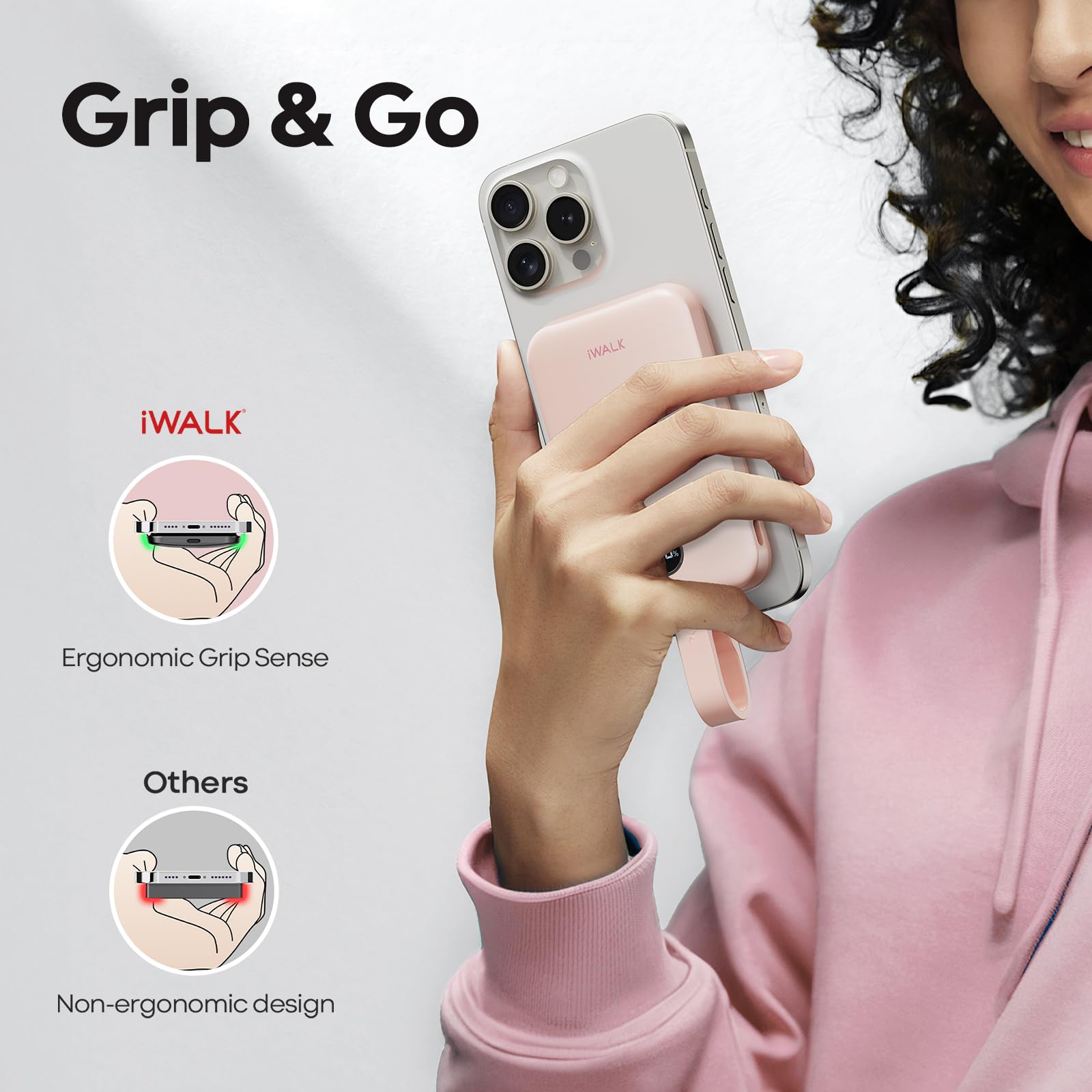 Foto 7 pulgar | Cargador Portátil Iwalk Magnetic De 10000 Mah, Banco De Energía Inalámbrico - Venta Internacional.