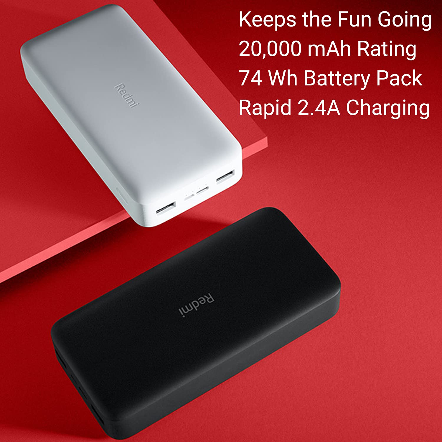 Foto 4 pulgar | Banco De Energía Xiaomi Redmi 20000mah 74wh 18w Dual Usb - Venta Internacional.
