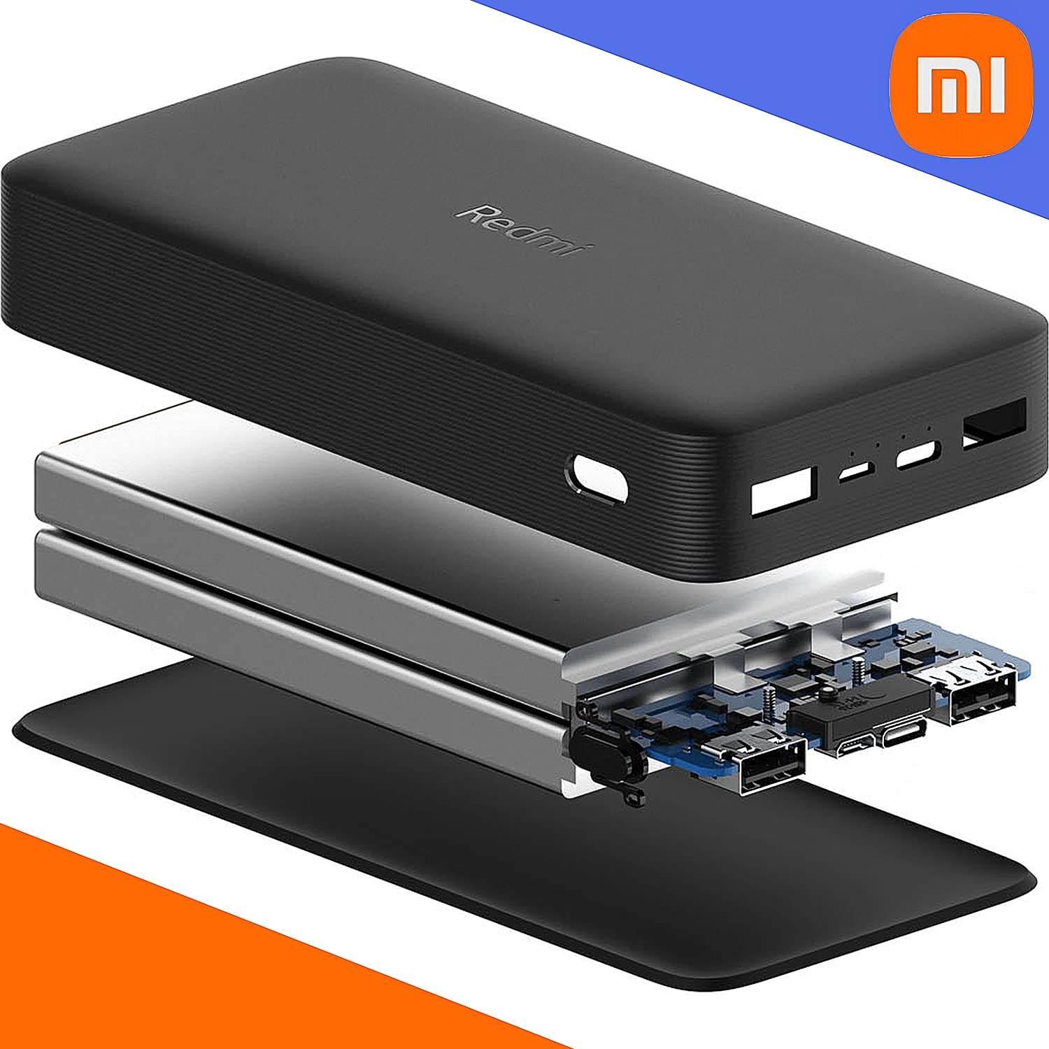 Foto 7 pulgar | Banco De Energía Xiaomi Redmi 20000mah 74wh 18w Dual Usb - Venta Internacional.