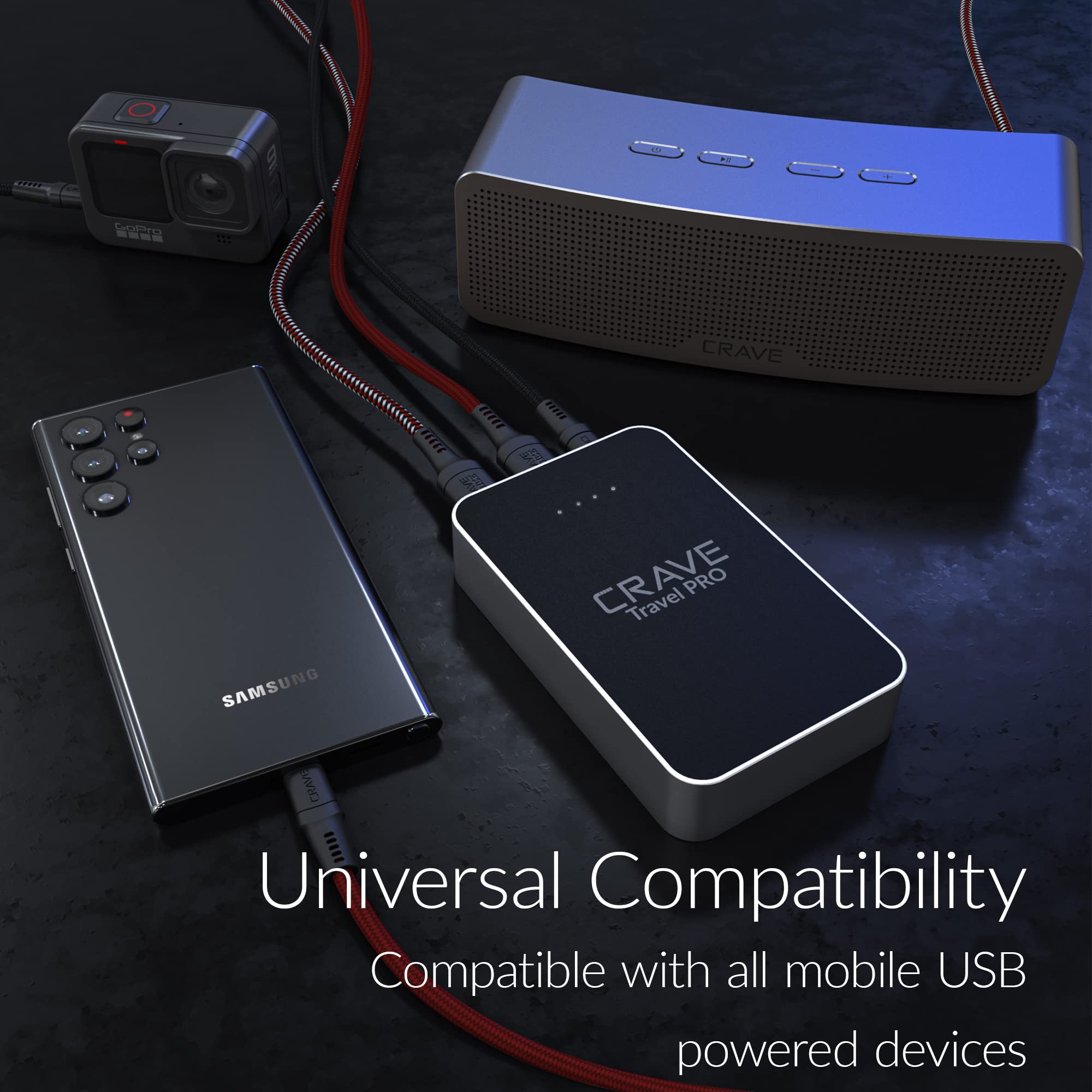 Foto 5 pulgar | Batería Externa Crave Travel Pro De 13400 Mah Con Carga Rápida Qc 3.0 - Venta Internacional.
