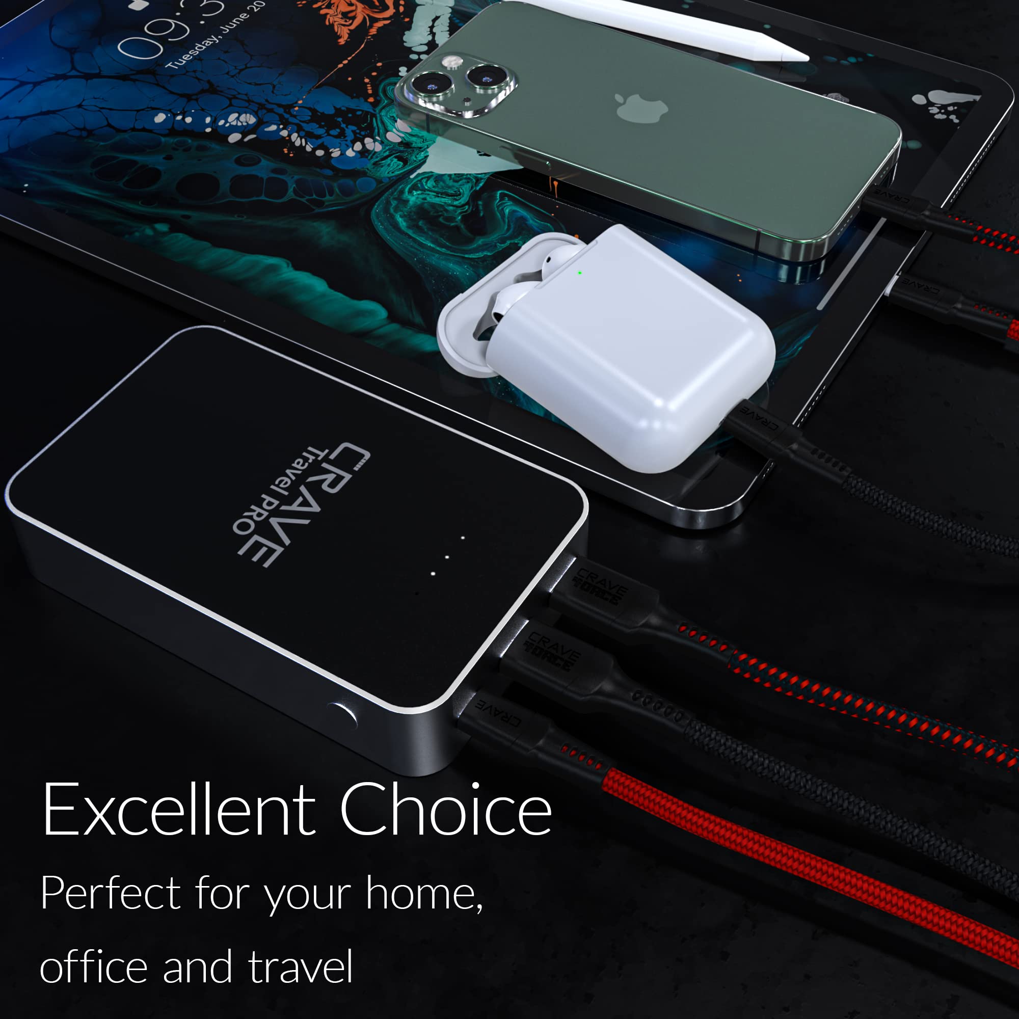 Foto 5 | Batería Externa Crave Travel Pro De 13400 Mah Con Carga Rápida Qc 3.0 - Venta Internacional.