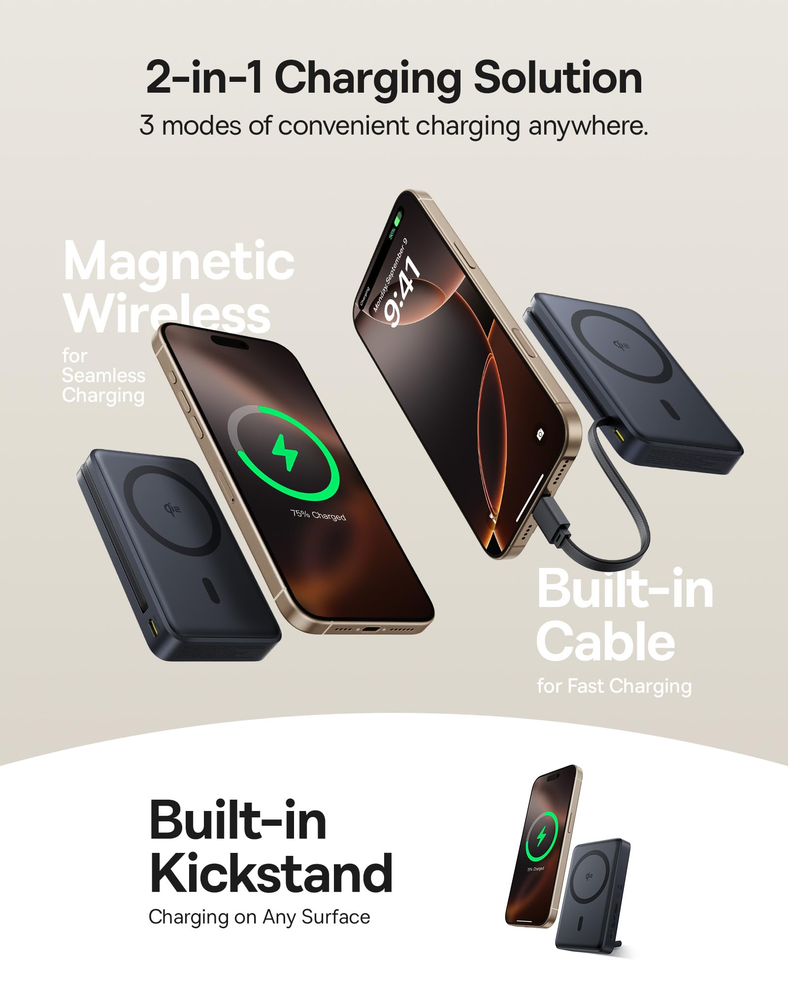 Foto 3 pulgar | Cargador Portátil Baseus Nomos P2 10,000mah 30w Para Iphone - Venta Internacional.