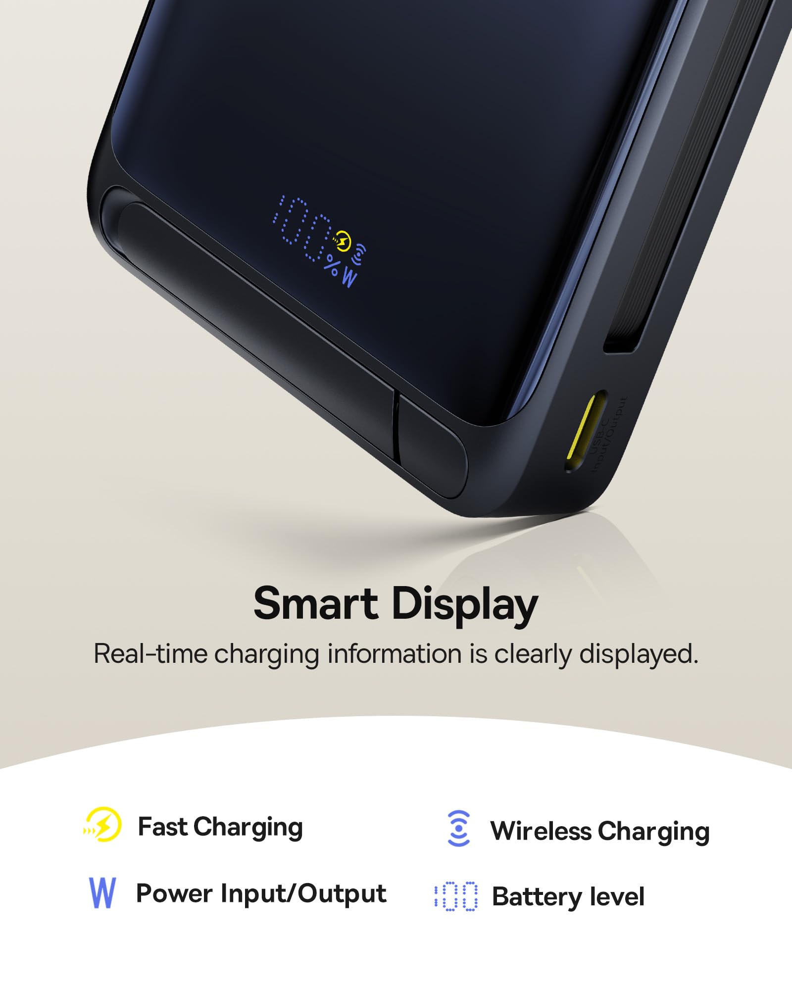 Foto 6 pulgar | Cargador Portátil Baseus Nomos P2 10,000mah 30w Para Iphone - Venta Internacional.