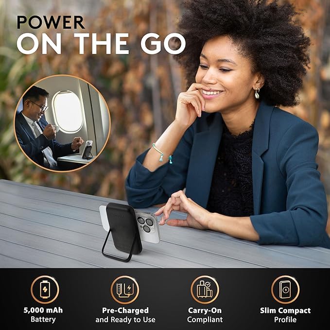 Foto 5 | Batería Externa Duracell Magsafe + Usb-c De 5000 Mah Para Iphone Y Android - Venta Internacional.