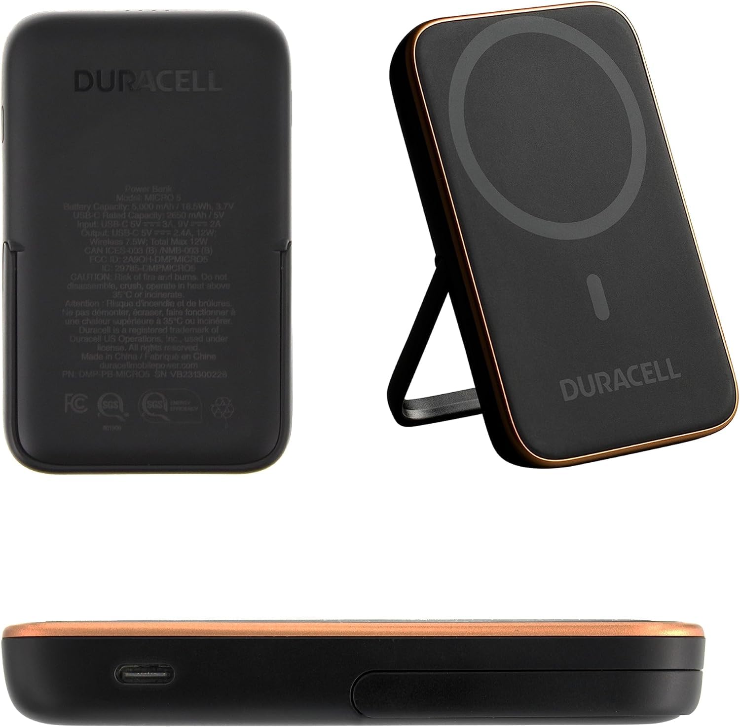Foto 7 pulgar | Batería Externa Duracell Magsafe + Usb-c De 5000 Mah Para Iphone Y Android - Venta Internacional.