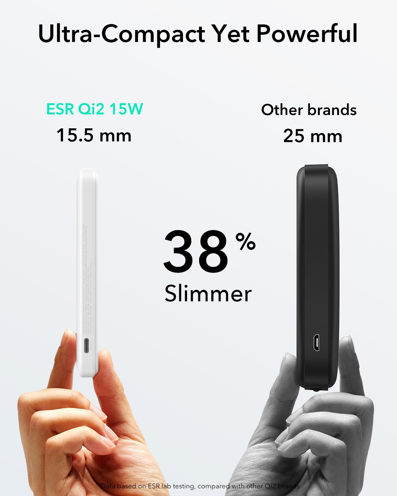 Foto 5 pulgar | Power Bank Esr Magsafe De 5000 Mah Con Soporte Para Iphone, Color Blanco - Venta Internacional.
