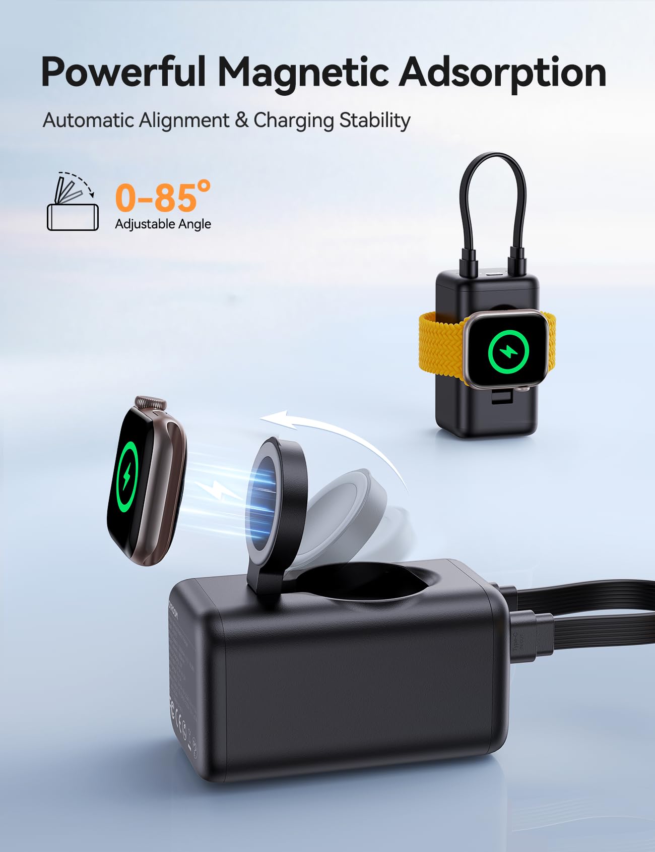 Foto 6 pulgar | Cargador Portátil Joyroom 5000mah Para Apple Watch Negro - Venta Internacional.