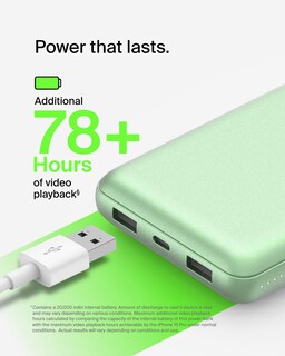 Foto 3 | Cargador Portátil Belkin De 20.000 Mah Con 1 Puerto Usb-c Y 2 Puertos Usb-a - Venta Internacional.