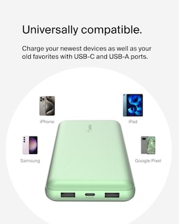 Foto 5 | Cargador Portátil Belkin De 20.000 Mah Con 1 Puerto Usb-c Y 2 Puertos Usb-a - Venta Internacional.