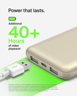 Foto 4 | Cargador Portátil Belkin Usb-c Power Bank De 10.000 Mah Con 3 Puertos - Venta Internacional.