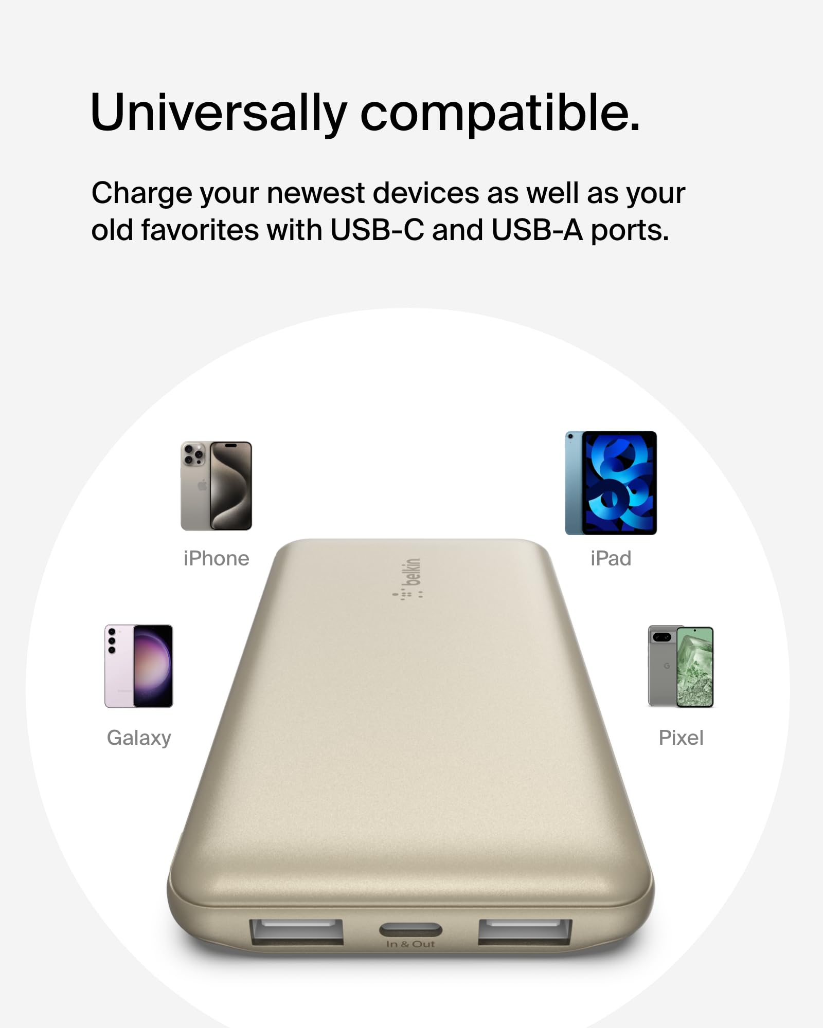 Foto 7 pulgar | Cargador Portátil Belkin Usb-c Power Bank De 10.000 Mah Con 3 Puertos - Venta Internacional.