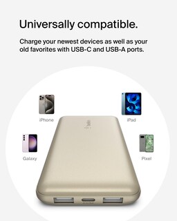 Foto 6 | Cargador Portátil Belkin Usb-c Power Bank De 10.000 Mah Con 3 Puertos - Venta Internacional.