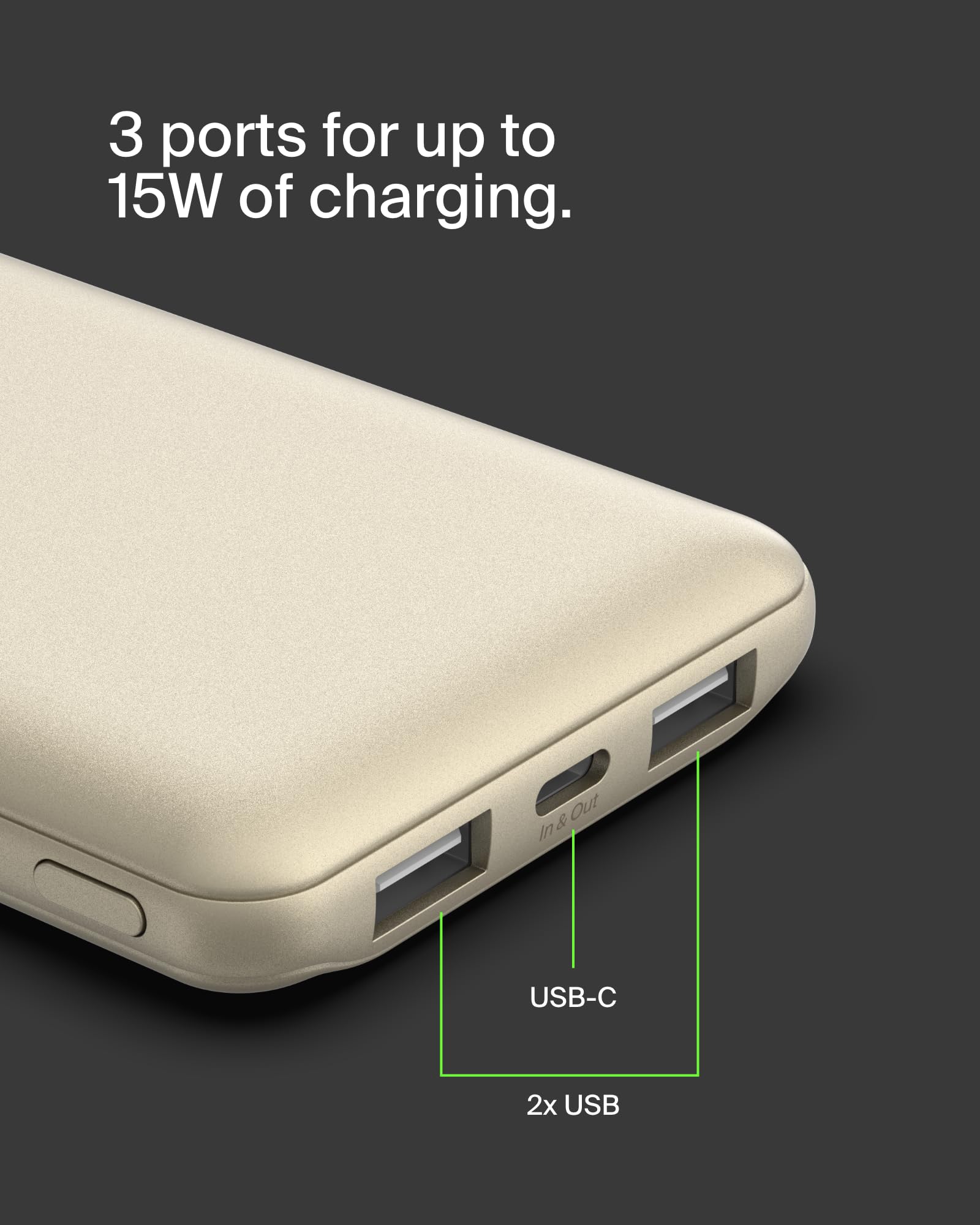 Foto 8 pulgar | Cargador Portátil Belkin Usb-c Power Bank De 10.000 Mah Con 3 Puertos - Venta Internacional.