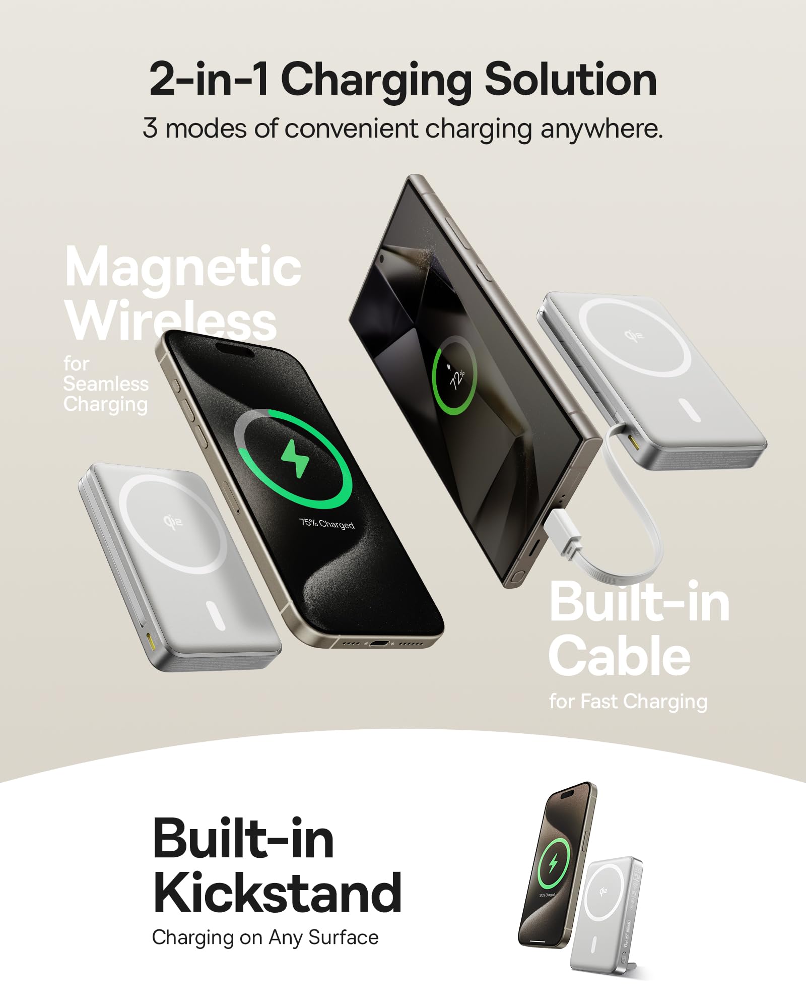 Foto 2 | Cargador Portátil Baseus Nomos P2 45w 10,000mah Para Iphone - Venta Internacional.