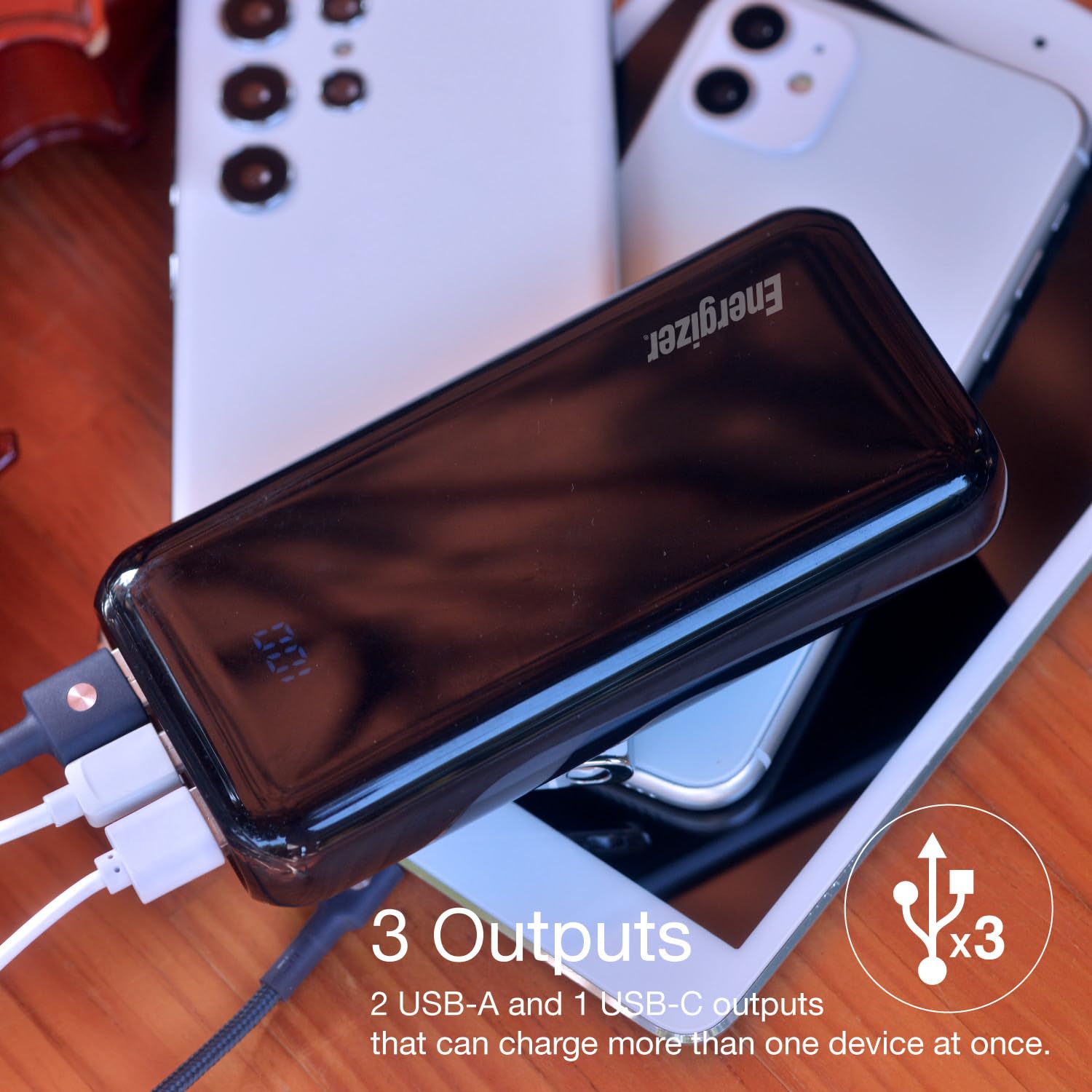 Foto 5 pulgar | Power Bank Energizer Ue20011pq 20000 Mah Con 2 Salidas Usb - Venta Internacional.