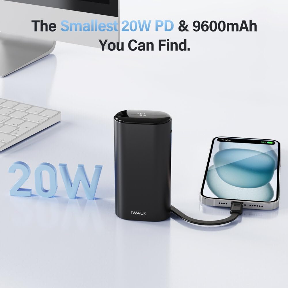 Foto 4 pulgar | Power Bank Iwalk 9600 Mah 20 W Pd De Carga Rápida Para Iphone - Venta Internacional.