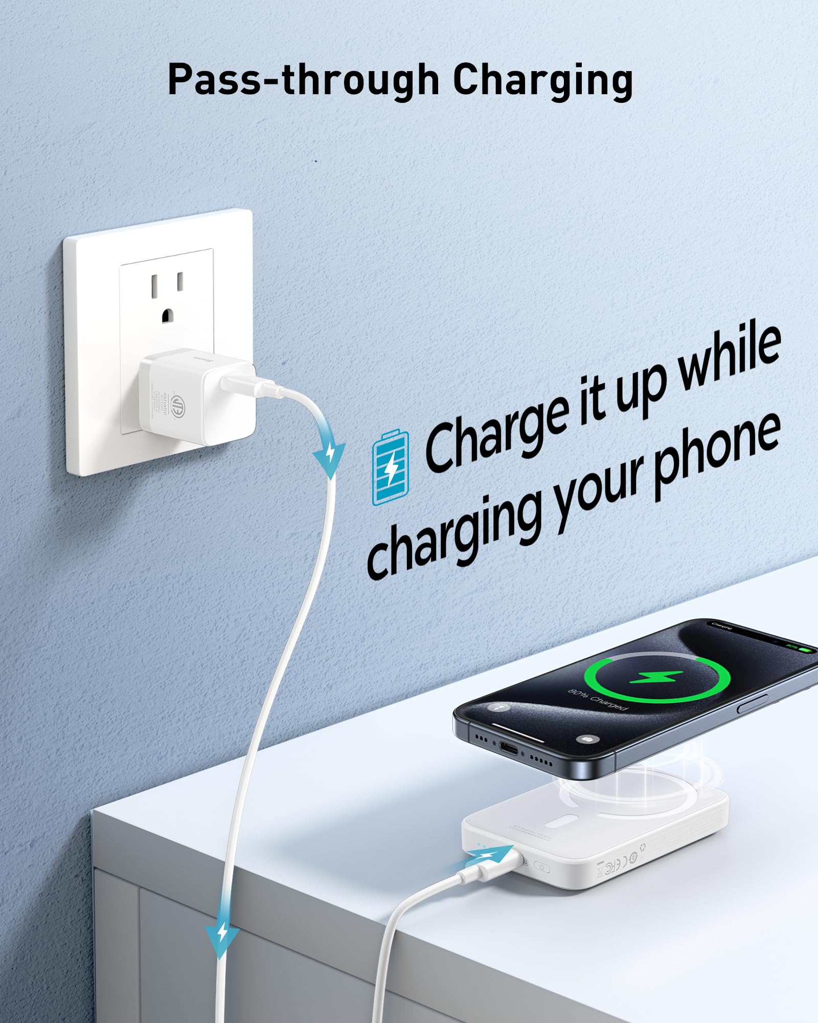 Foto 6 pulgar | Cargador Portátil Inalámbrico Baseus Mini 6.000 Mah Para Iphone - Venta Internacional.