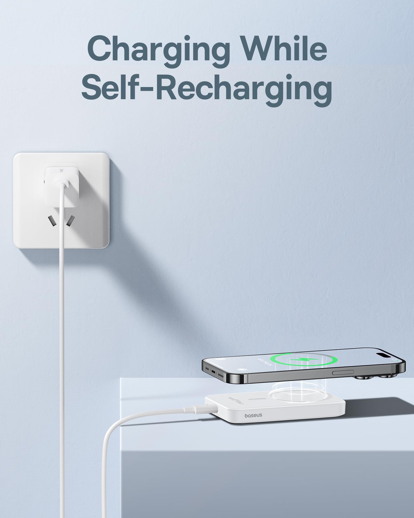 Foto 6 | Cargador Portátil Baseus Magsafe 5000mah 20w Para Iphone - Venta Internacional.