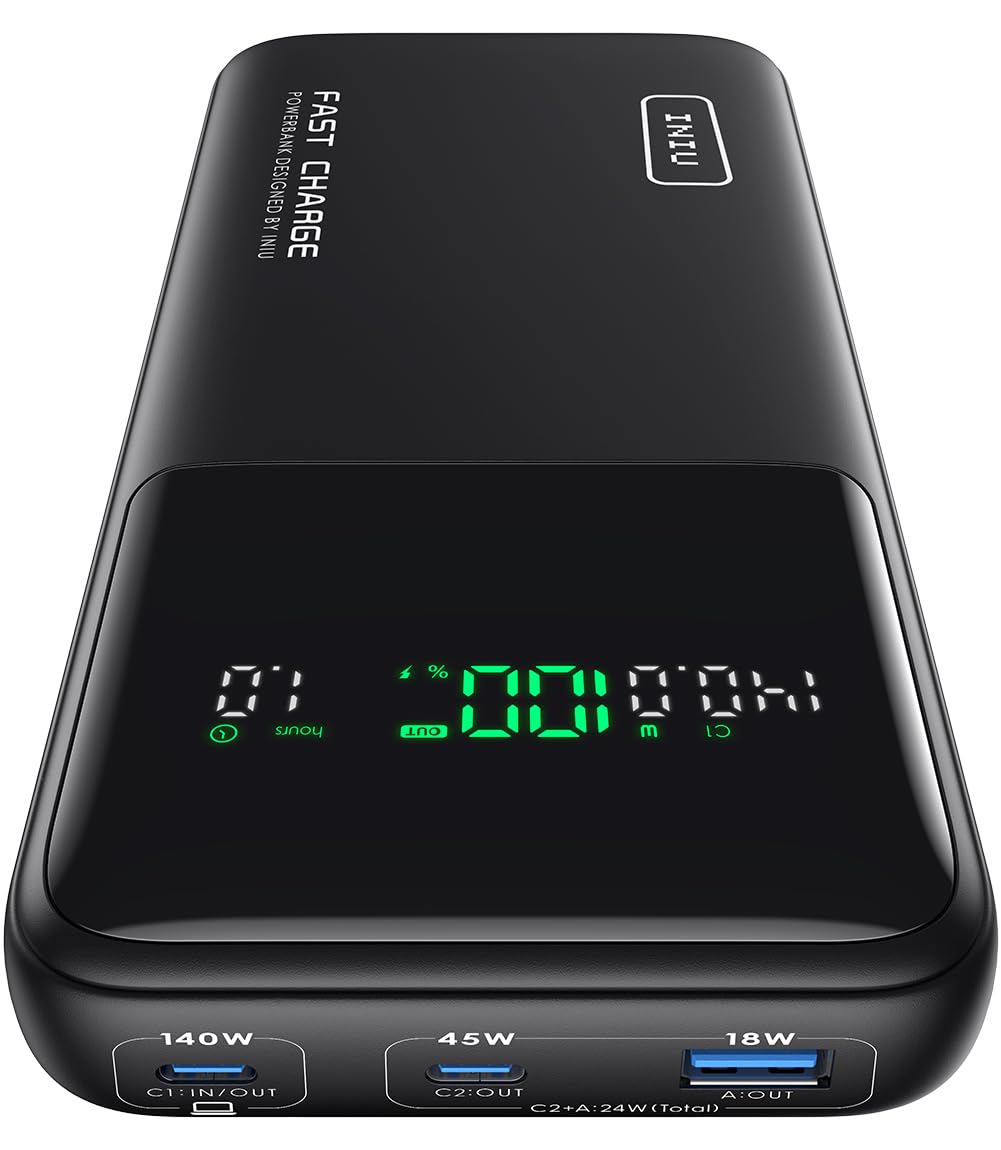 Foto 2 pulgar | Power Bank Iniu 27000 Mah 140 W Usb-c Pd De Alta Capacidad - Venta Internacional.