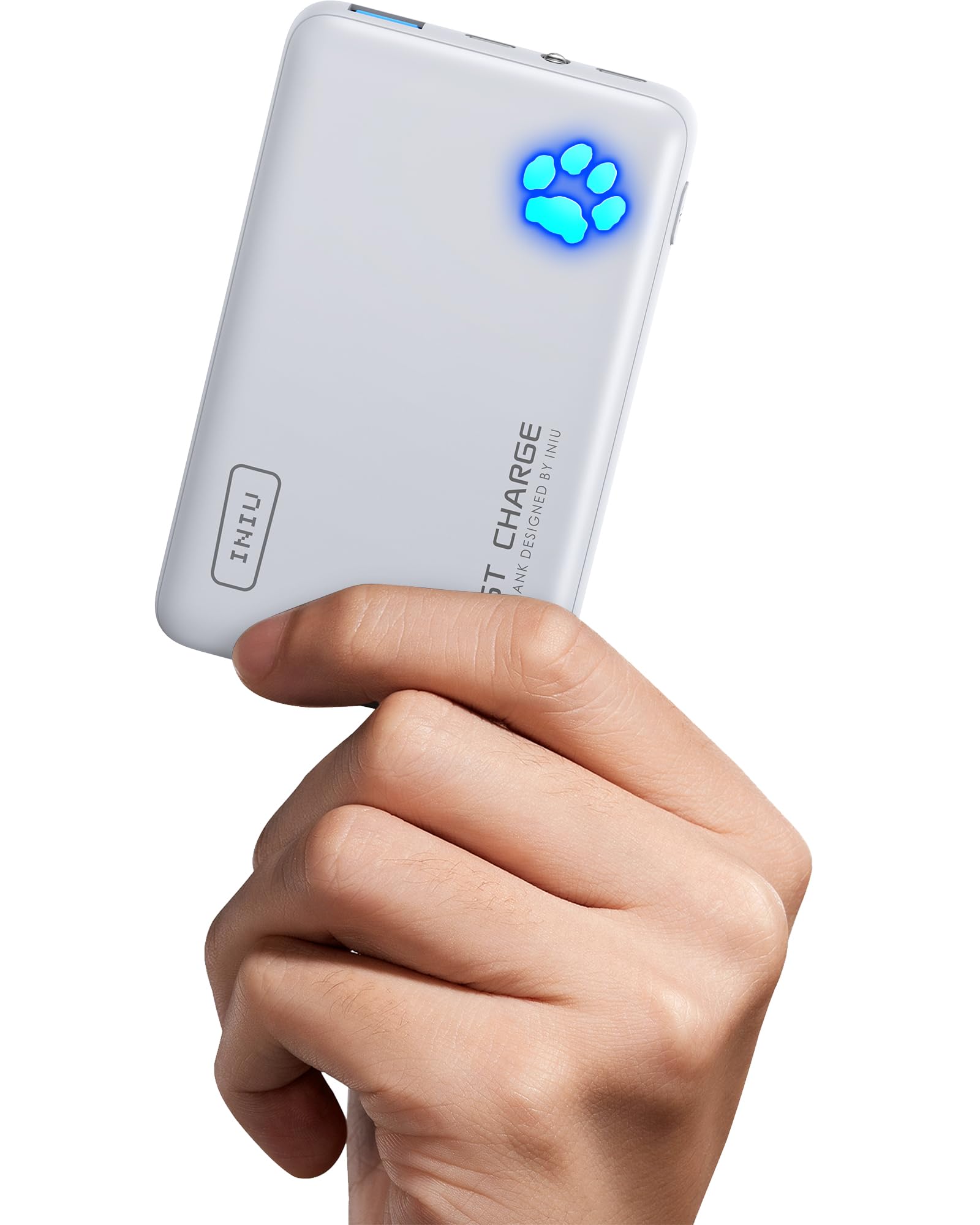 Foto 2 pulgar | Cargador Portátil Iniu De 10000 Mah, 22,5 W, Delgado, Power Bank, Blanco - Venta Internacional.