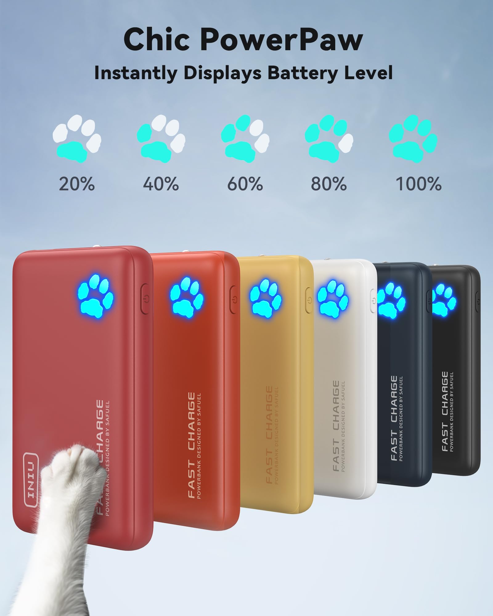 Foto 7 pulgar | Cargador Portátil Iniu De 10000 Mah, 22,5 W, Delgado, Power Bank, Blanco - Venta Internacional.