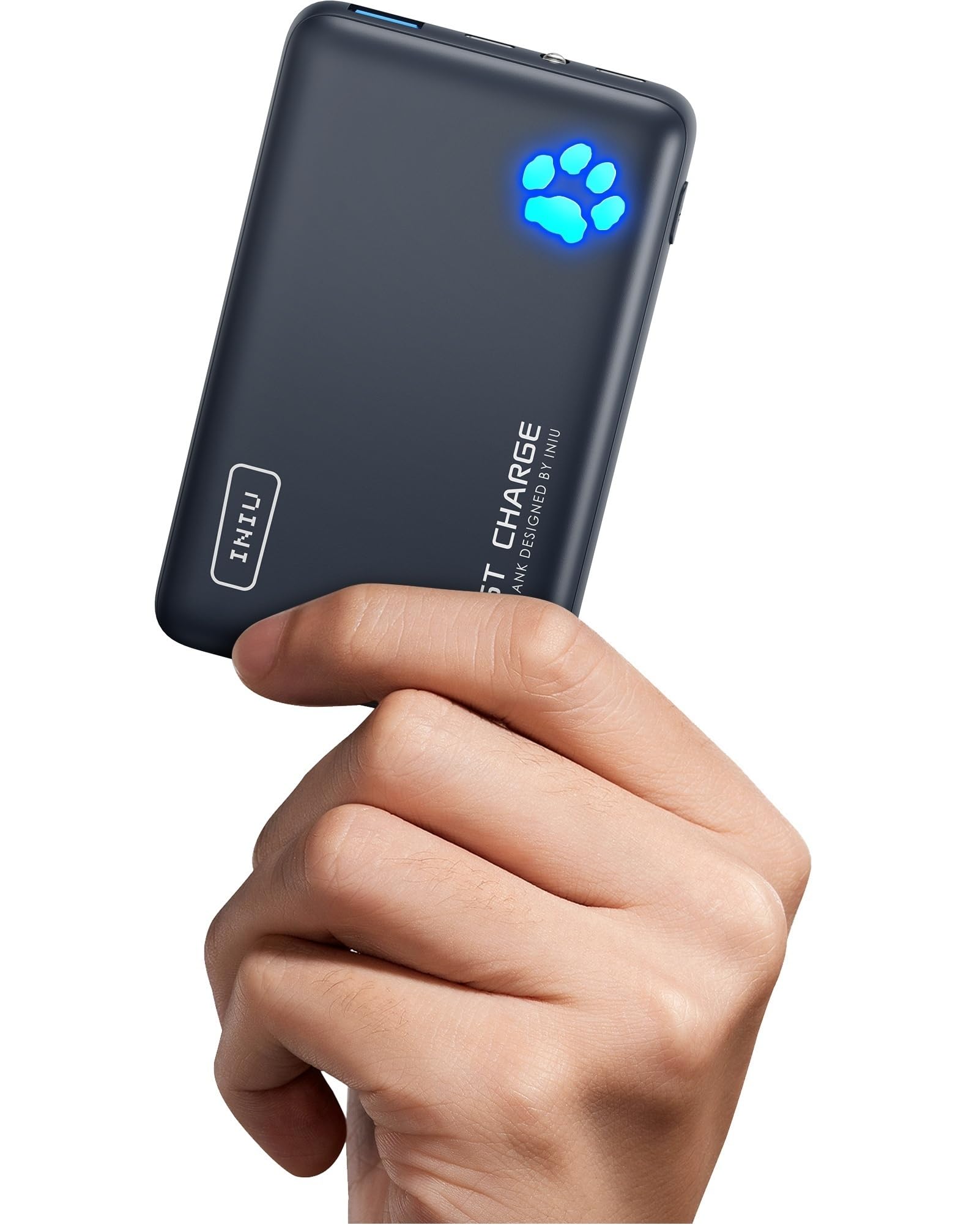 Cargador Portátil Iniu 10000 Mah 22,5 W Slim Power Bank Azul - Venta Internacional.