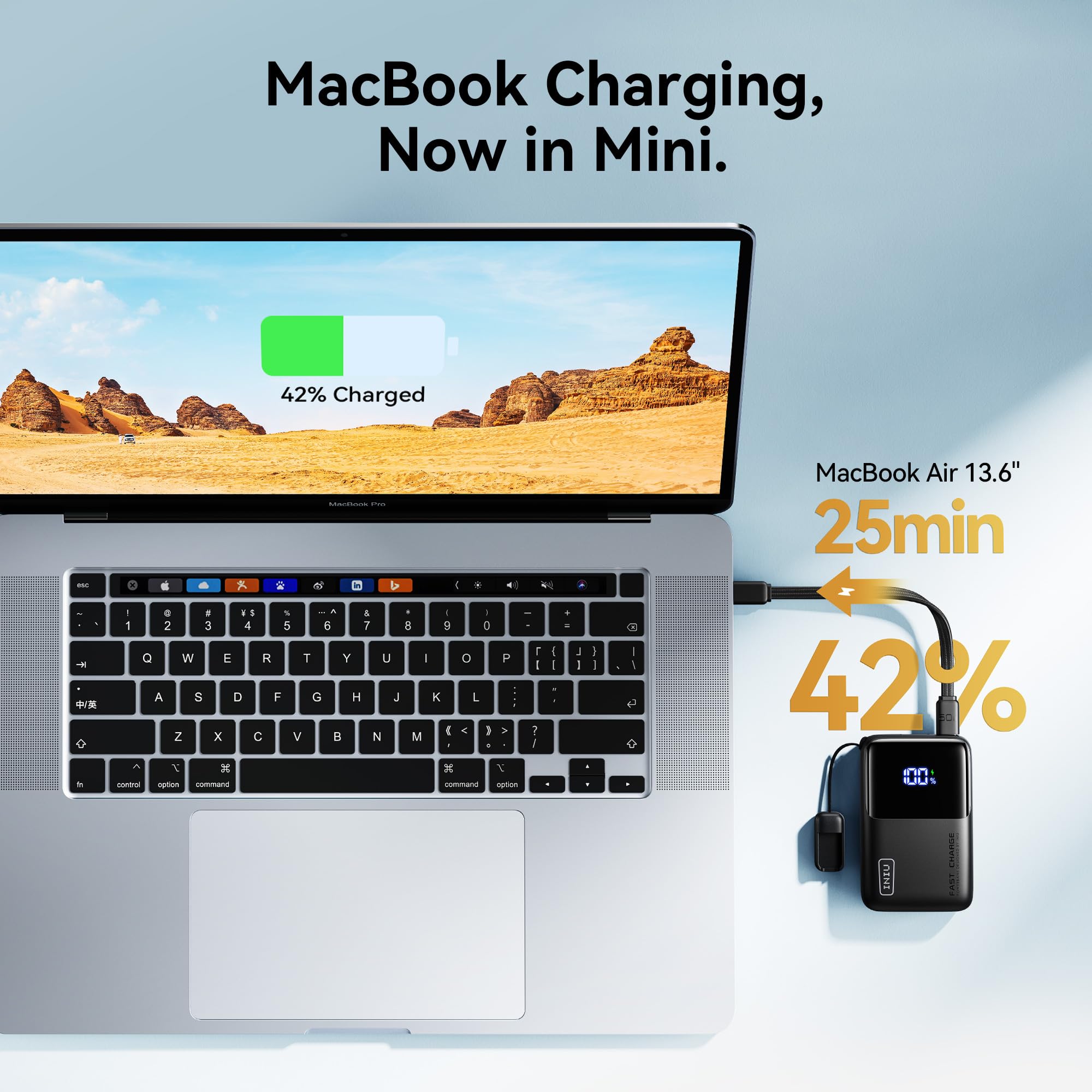 Foto 5 pulgar | Cargador Portátil Iniu 10000 Mah 45 W Pd Power Bank Usb-c - Venta Internacional.