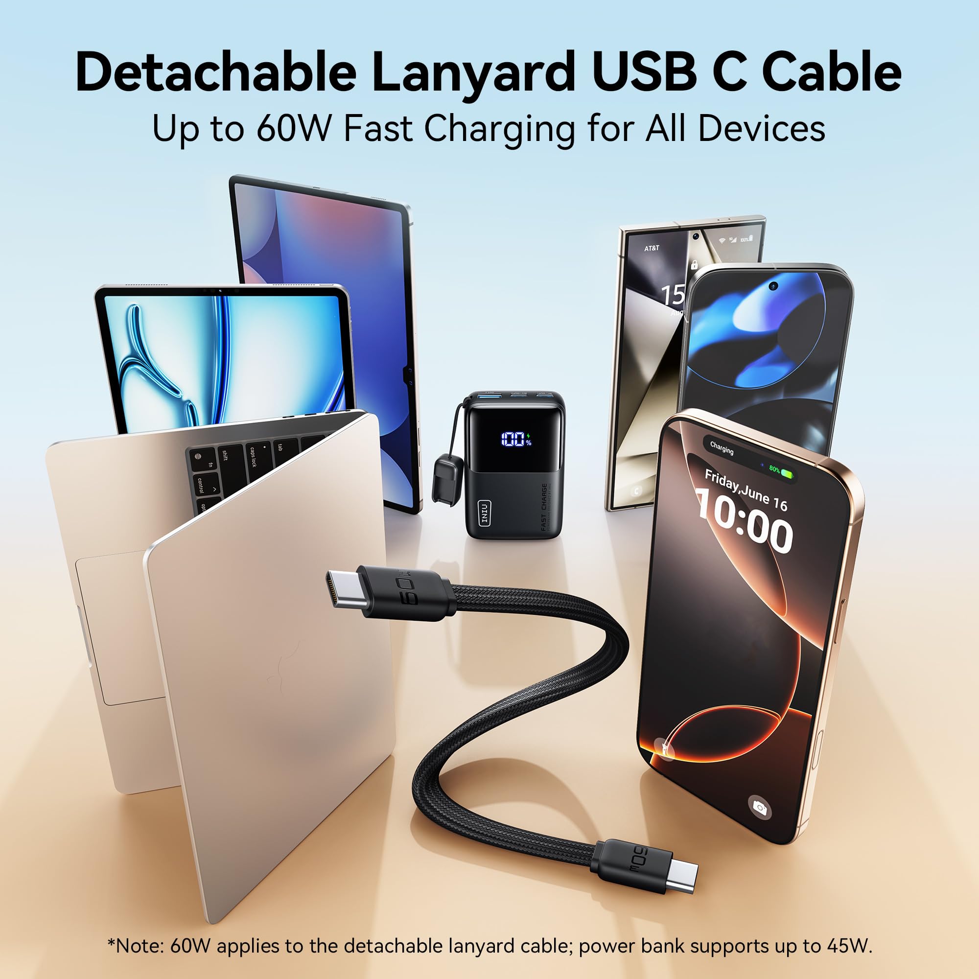 Foto 6 pulgar | Cargador Portátil Iniu 10000 Mah 45 W Pd Power Bank Usb-c - Venta Internacional.