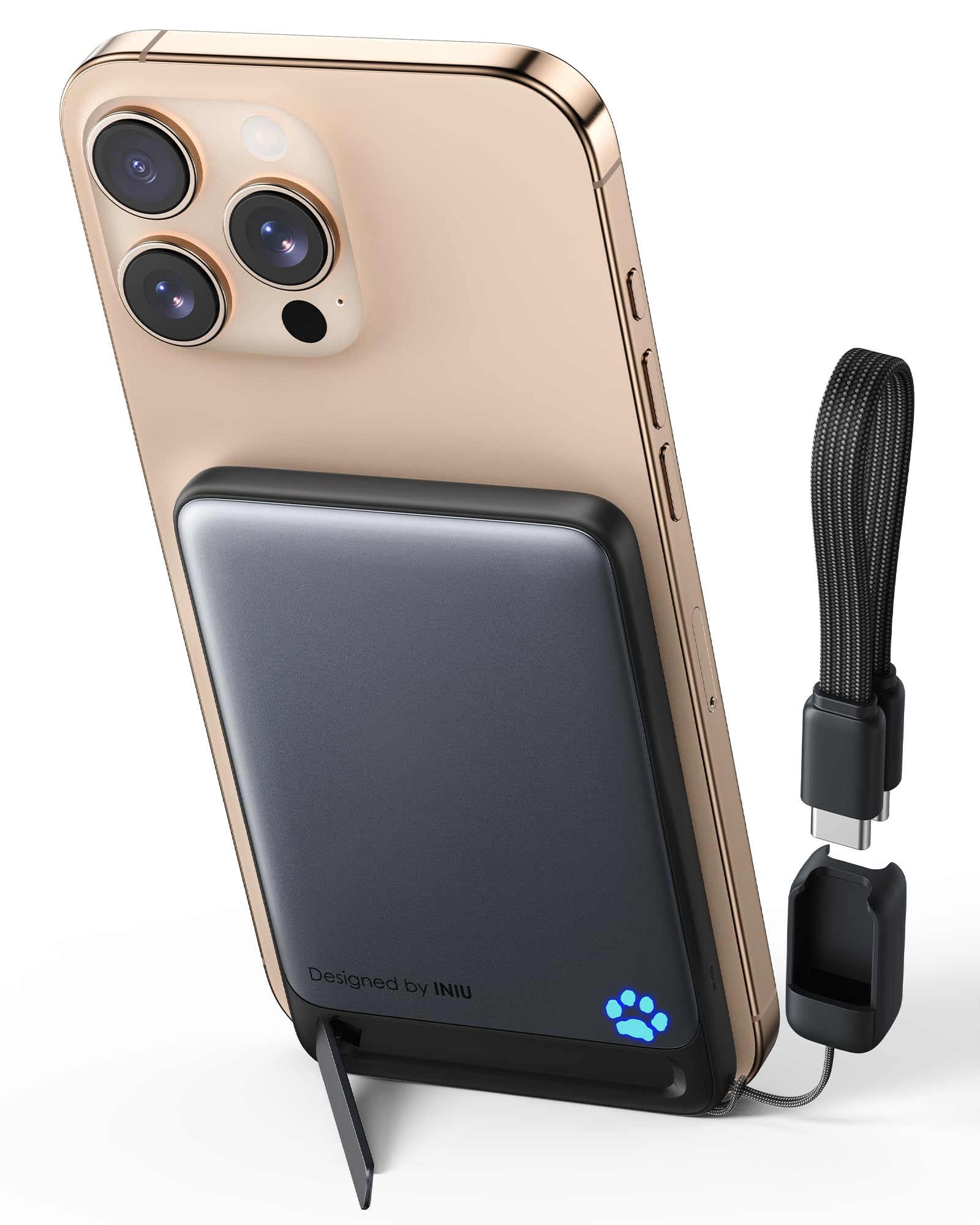 Foto 2 pulgar | Cargador Portátil Iniu Magnetic Power Bank De 5000 Mah Y 20 W - Venta Internacional.