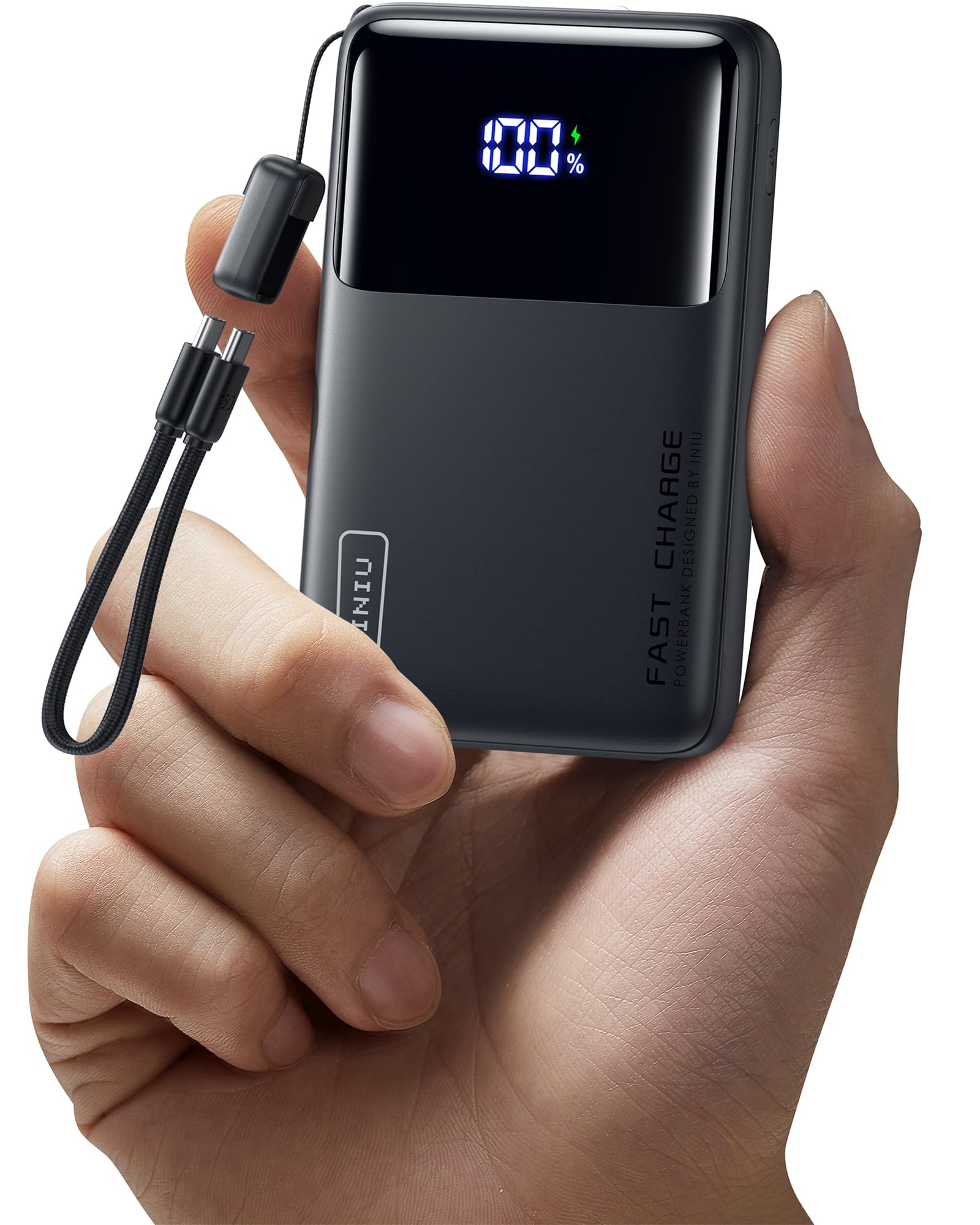 Foto 2 pulgar | Cargador Portátil Iniu 10000 Mah 45 W Pd Power Bank Usb-c - Venta Internacional.