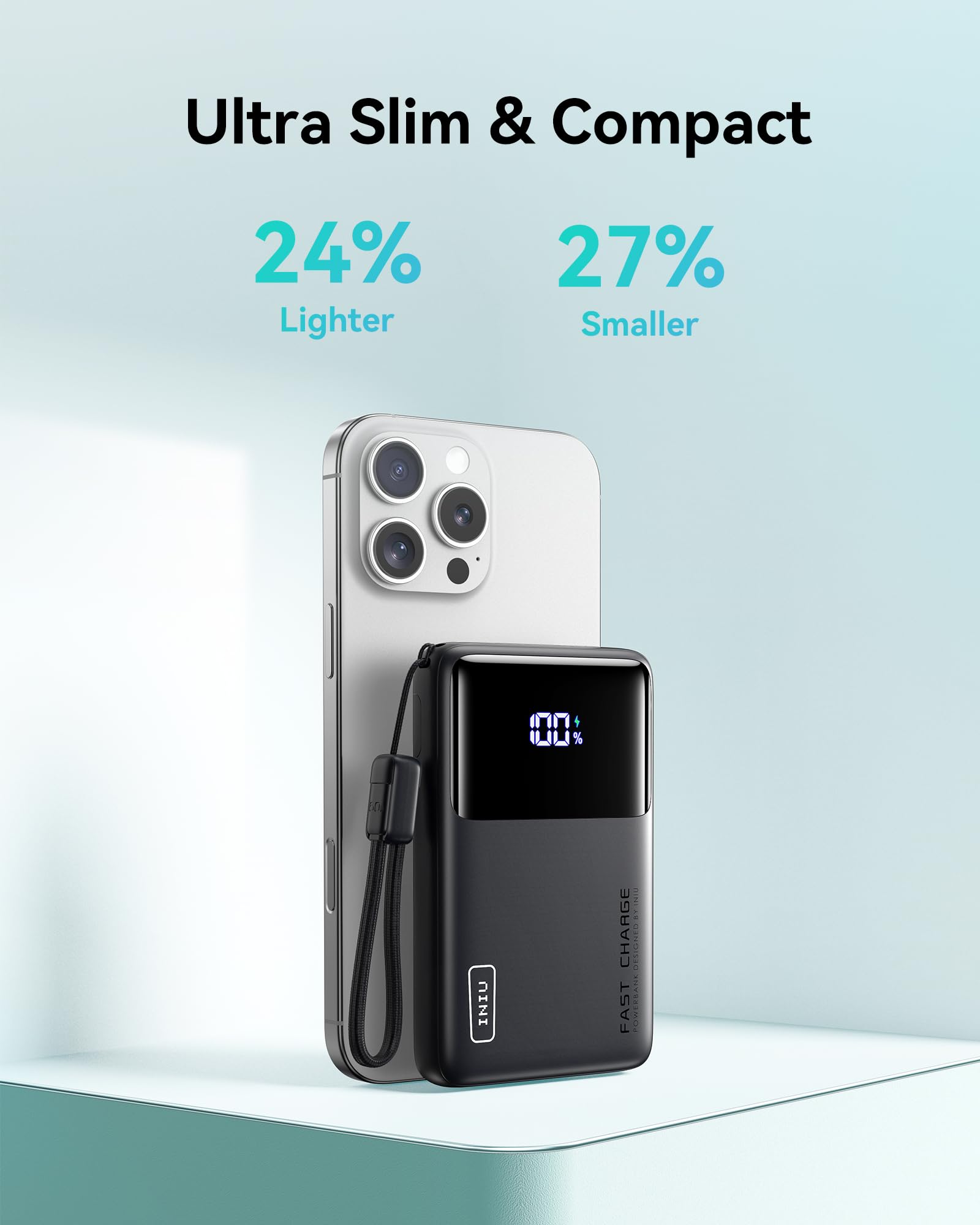 Foto 4 pulgar | Cargador Portátil Iniu 10000 Mah 45 W Pd Power Bank Usb-c - Venta Internacional.