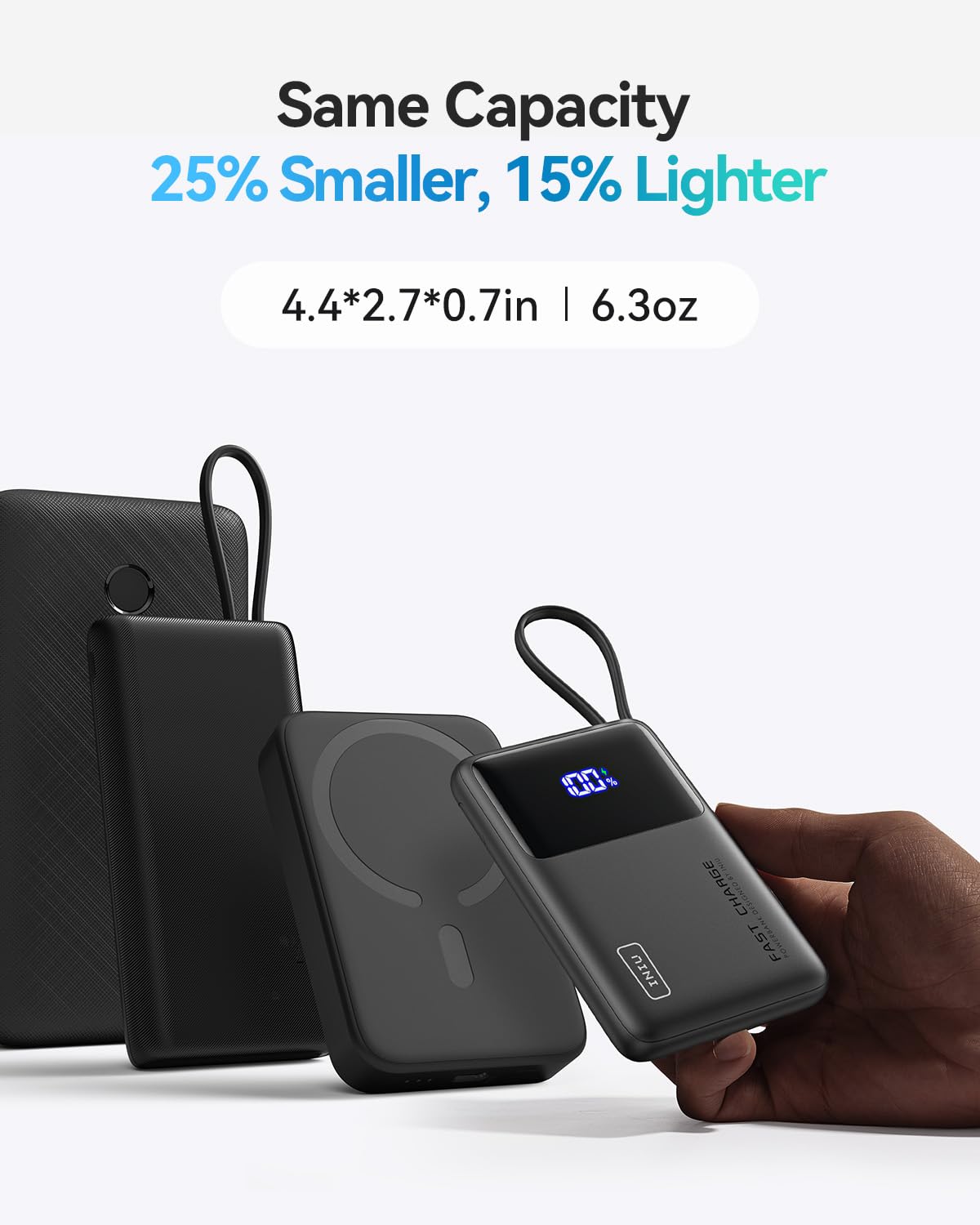 Foto 5 pulgar | Cargador Portátil Iniu Power Bank De 10000 Mah Usb-c 20w Pd - Venta Internacional.