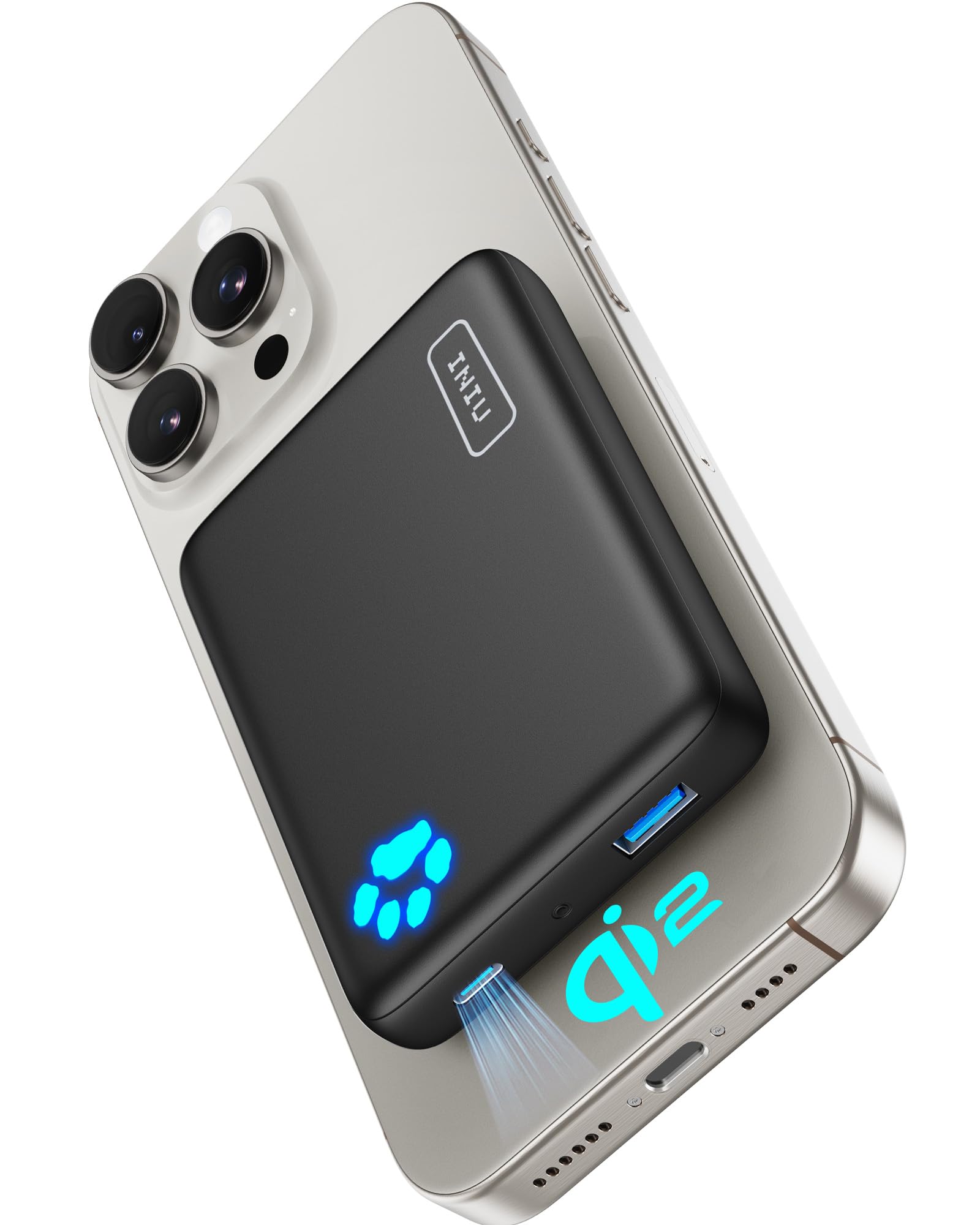 Cargador Portátil Iniu 10000 Mah 30w Banco De Energía Magnético - Venta Internacional.