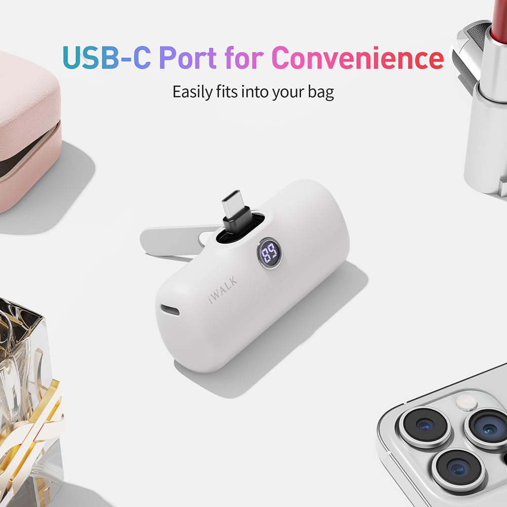 Foto 4 pulgar | Cargador Portátil Iwalk 5000mah 20w Pd De Carga Rápida Usb-c - Venta Internacional.